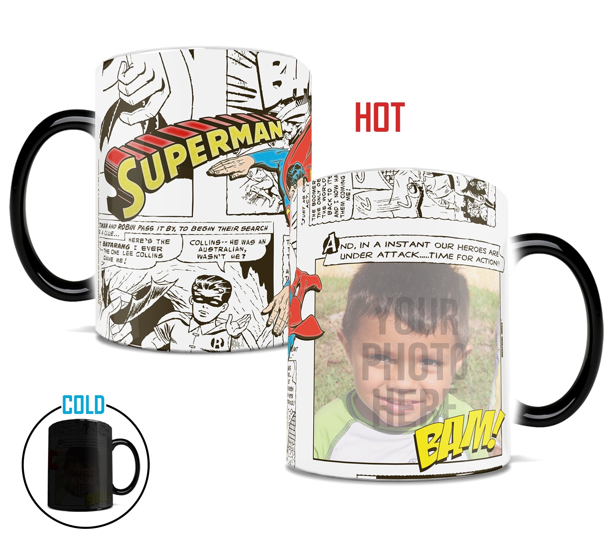 DC Comics (Superman - Add Your Image!) Morphing Mugs® Heat-Sensitive Mug