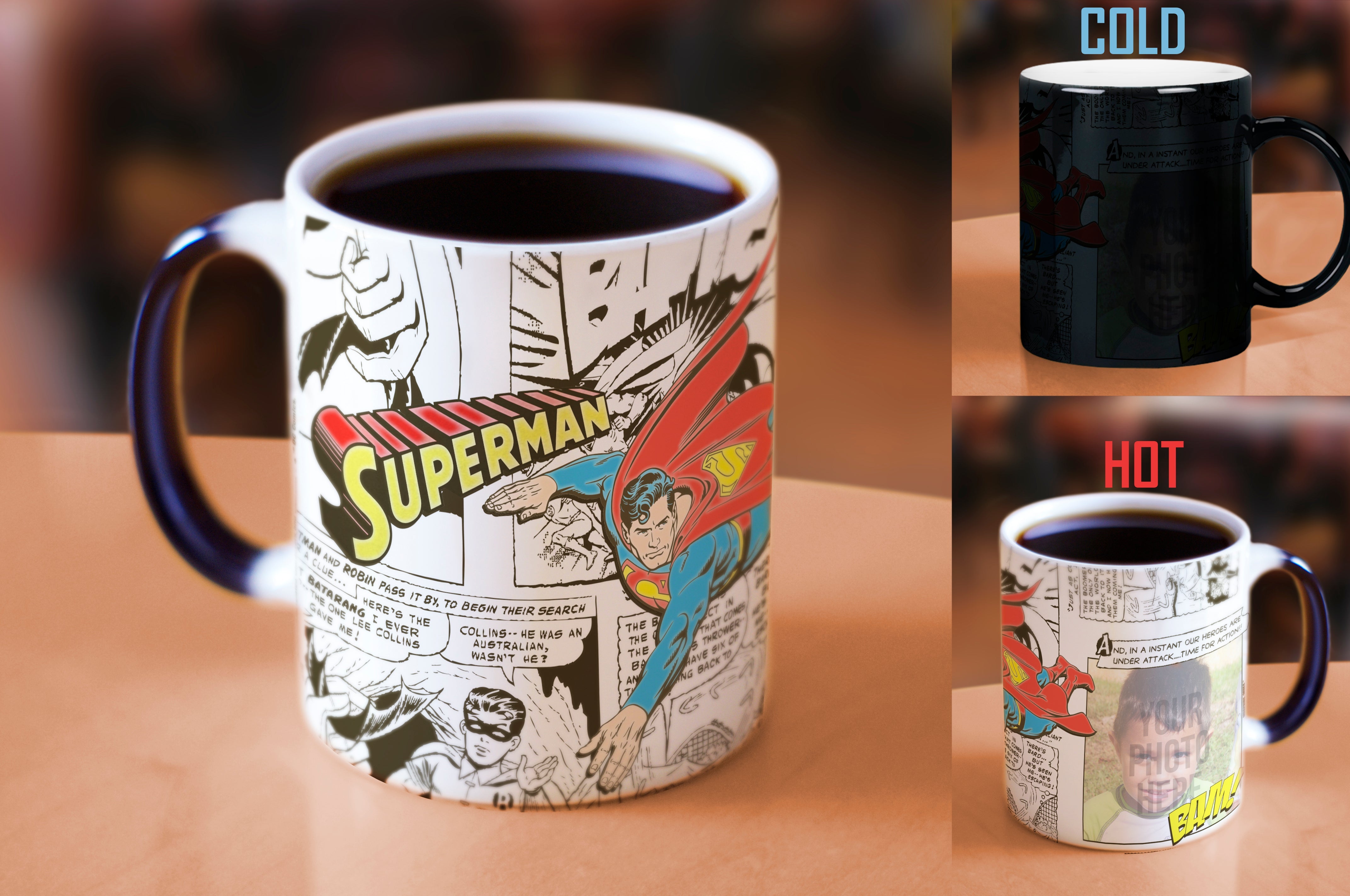 DC Comics (Superman - Add Your Image!) Morphing Mugs® Heat-Sensitive Mug