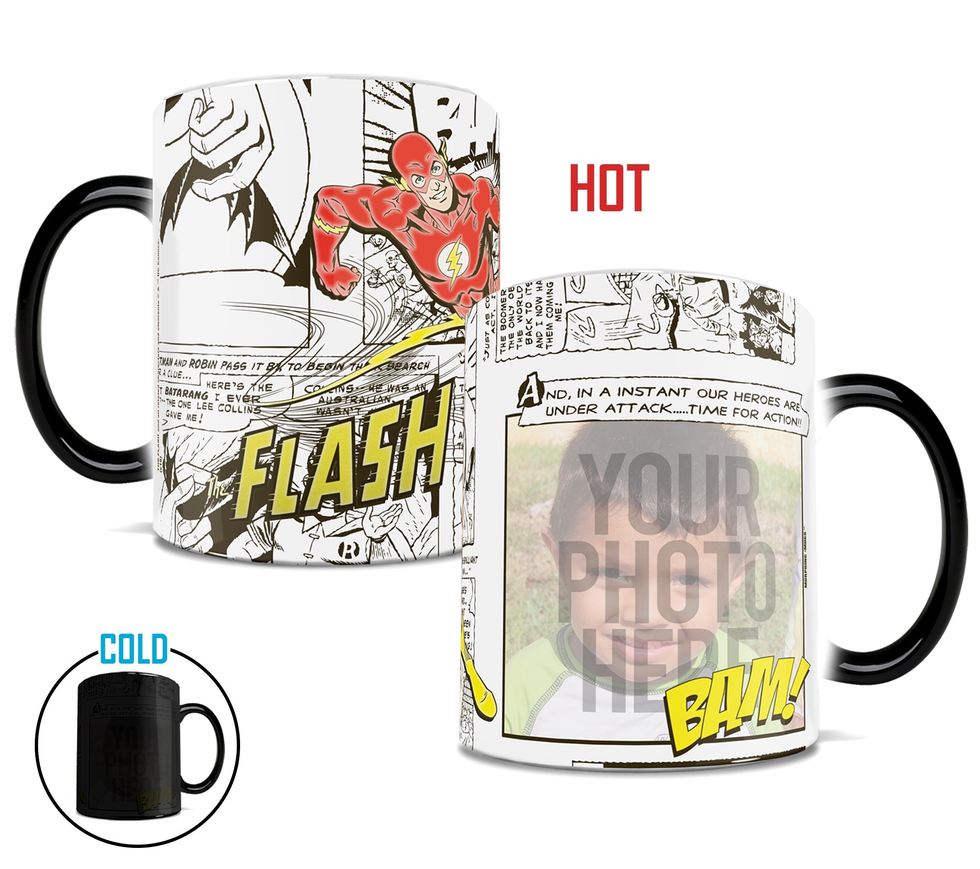 DC Comics (The Flash - Add Your Image!) Morphing Mugs® Heat-Sensitive Mug