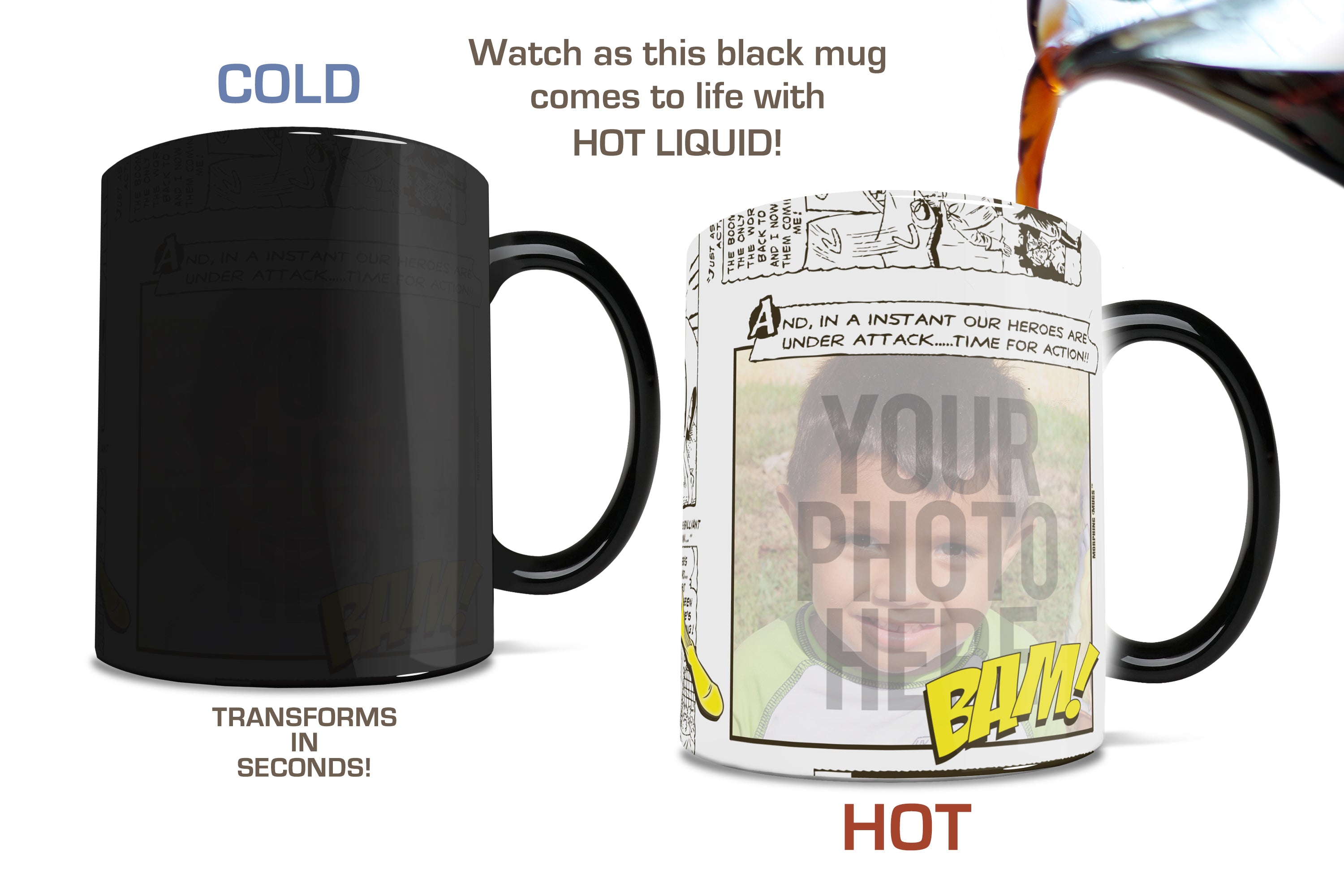 DC Comics (The Flash - Add Your Image!) Morphing Mugs® Heat-Sensitive Mug