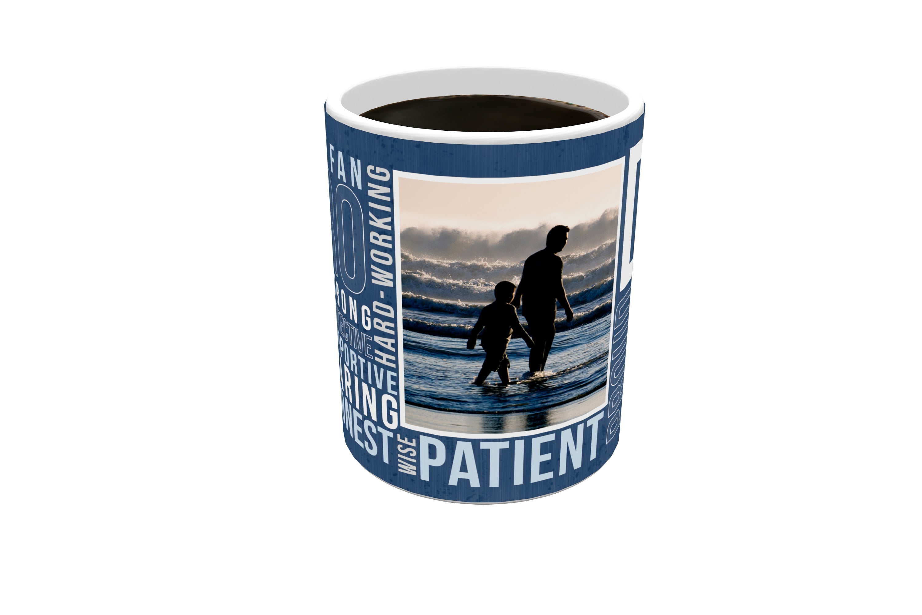 Father's Day Collection (Dad Words - Personalized) Morphing Mugs® Heat-Sensitive Mug MMUGU433