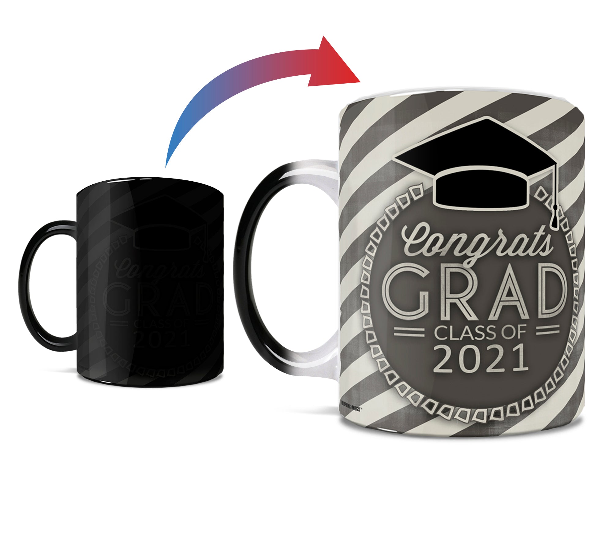 Graduation Collection (Congrats Grad - Personalized) Morphing Mugs® Heat-Sensitive Mug MMUGU436