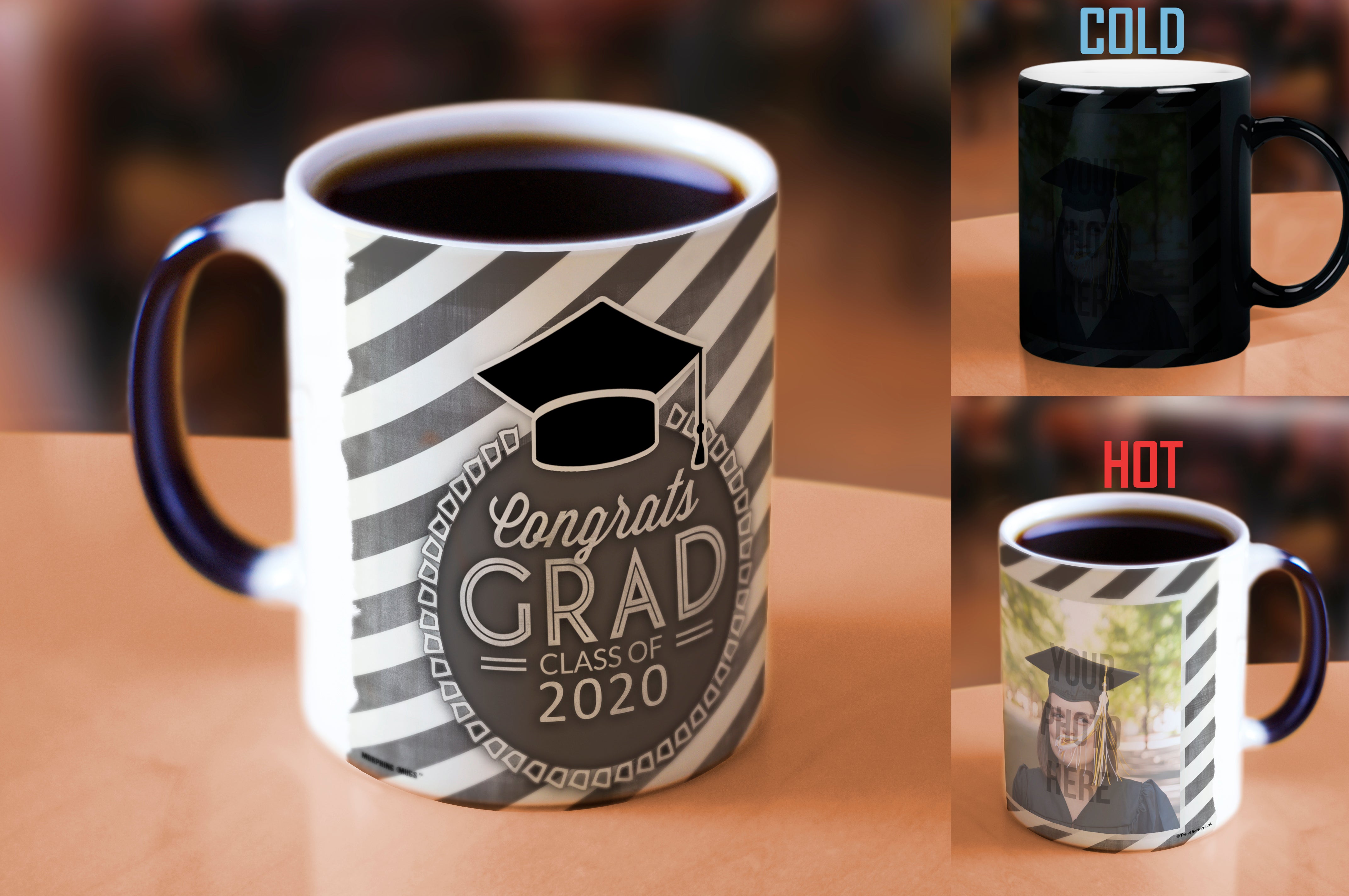 Graduation Collection (Congrats Grad - Personalized) Morphing Mugs® Heat-Sensitive Mug MMUGU436
