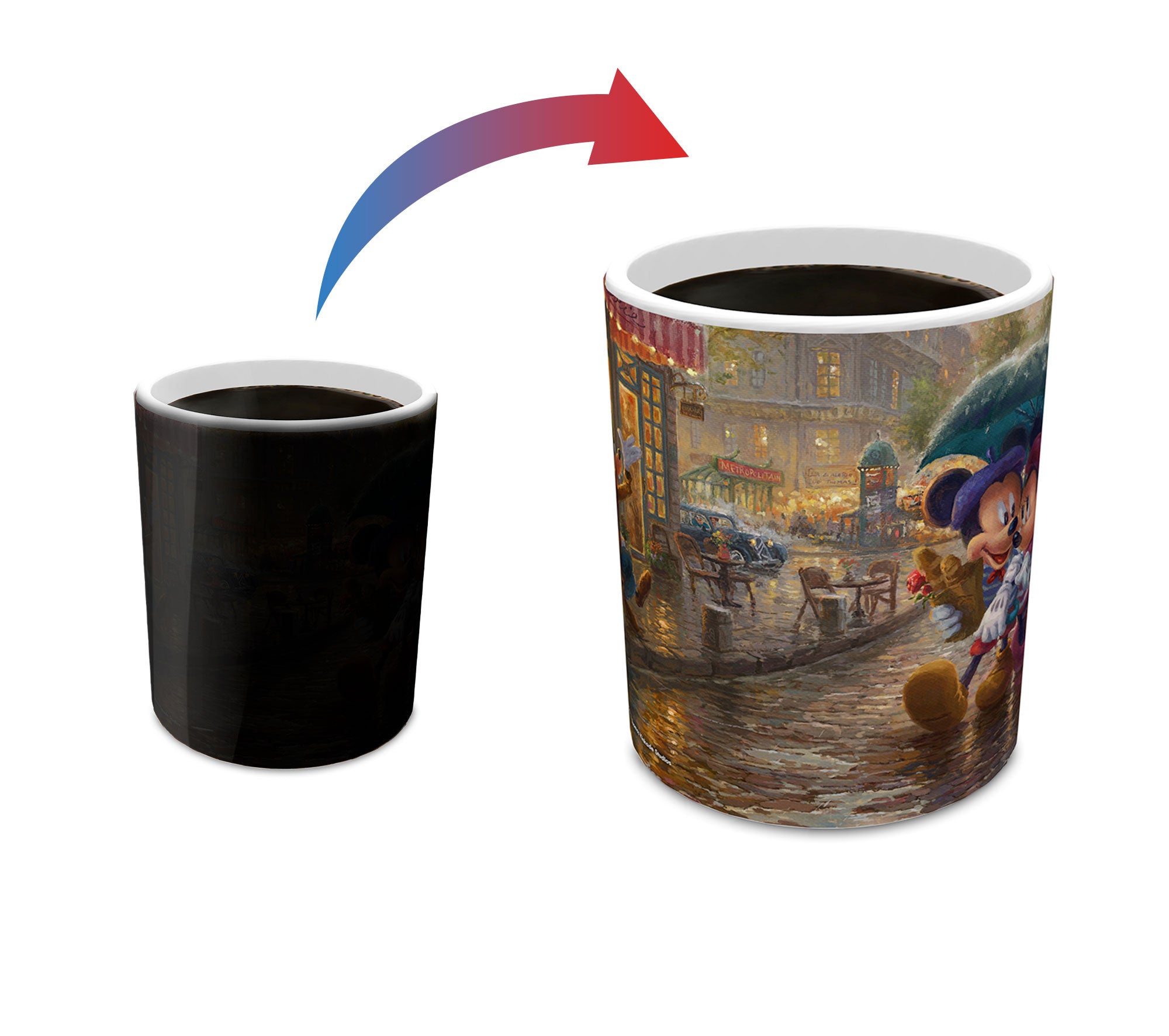 Disney (Mickey and Minnie Mouse - Paris) Morphing Mugs® Heat-Sensitive Mug MMUG739