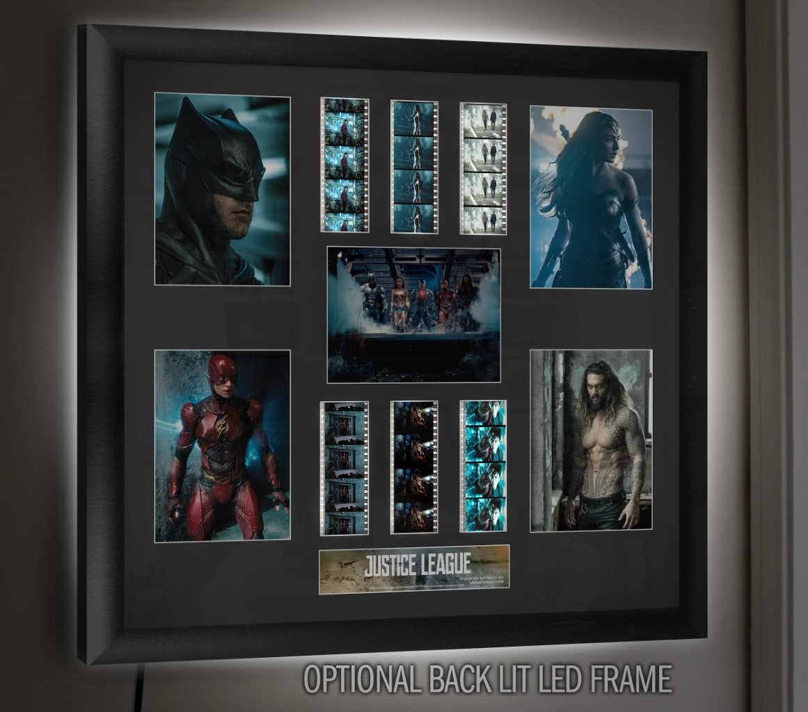 Justice League (The Members) (s1) FilmCells Presentation Limited Edition Montage Wall Art USFC6371