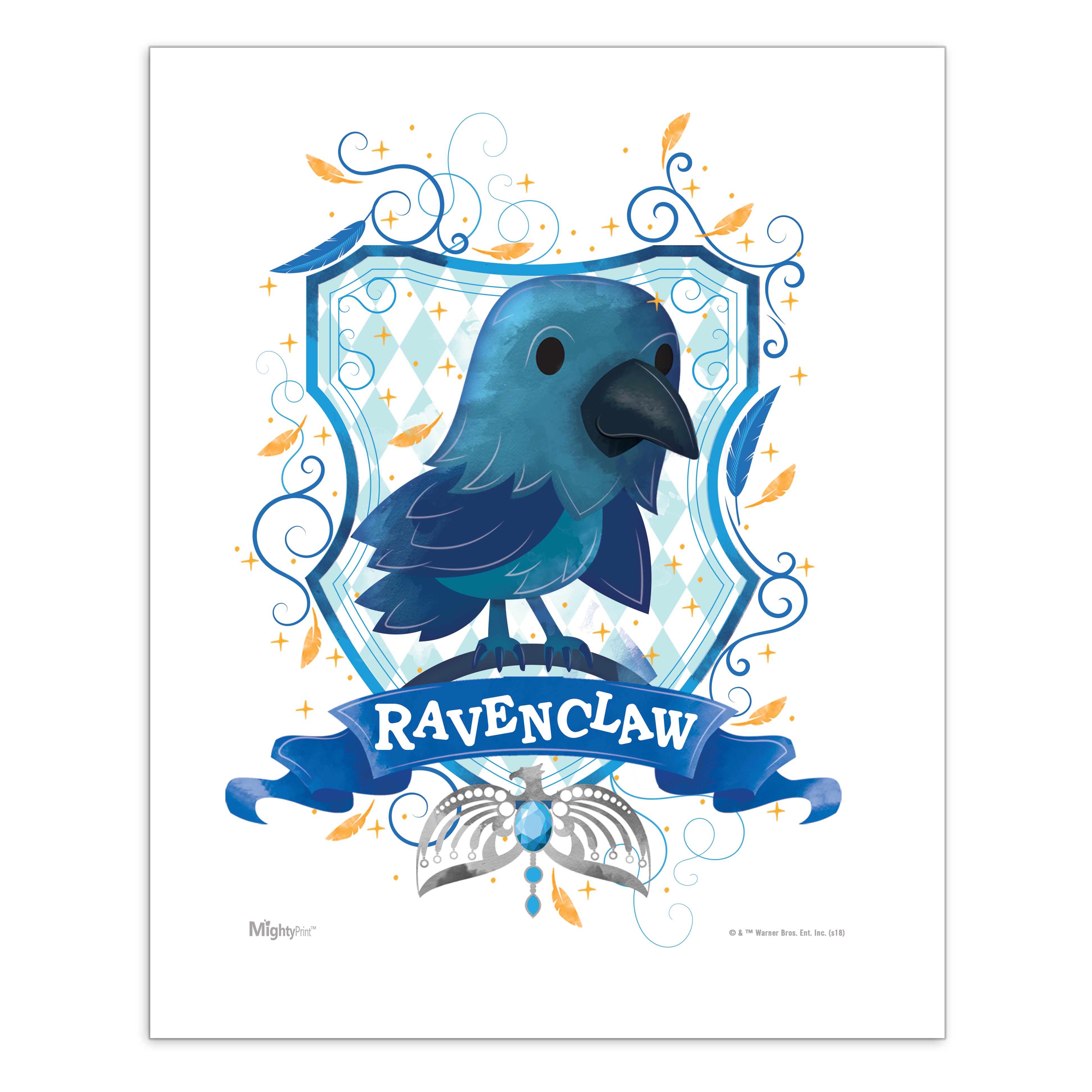 Harry Potter (Ravenclaw Watercolor) MightyPrint™ Wall Art MP08100452