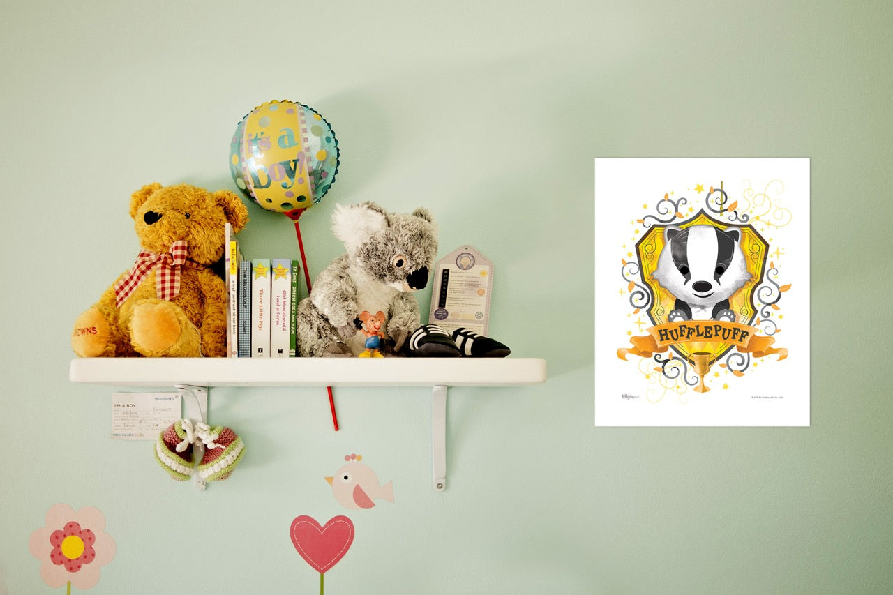 Harry Potter (Hufflepuff Watercolor) MightyPrint™ Wall Art MP08100453