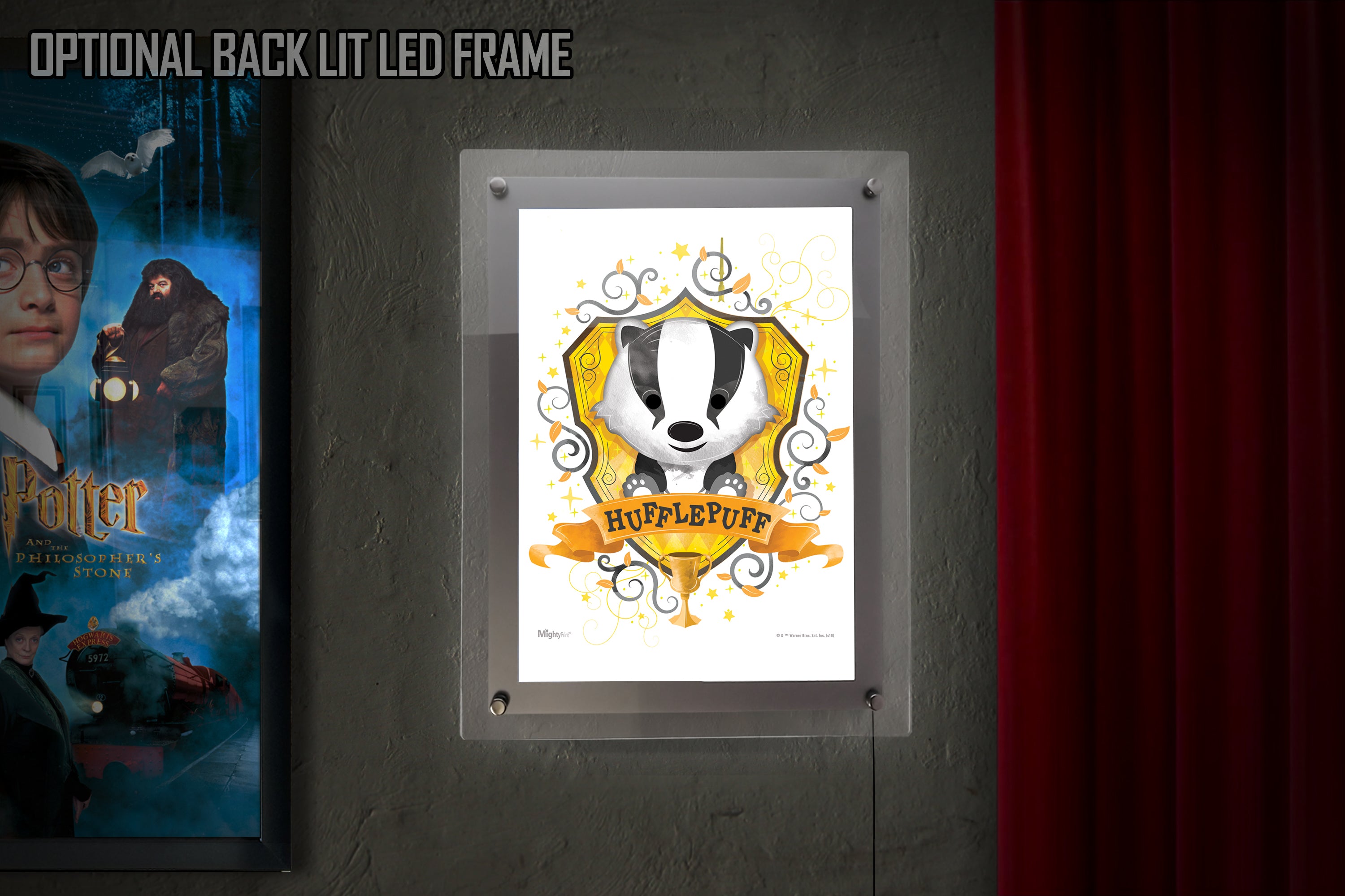 Harry Potter (Hufflepuff Watercolor) MightyPrint™ Wall Art MP08100453