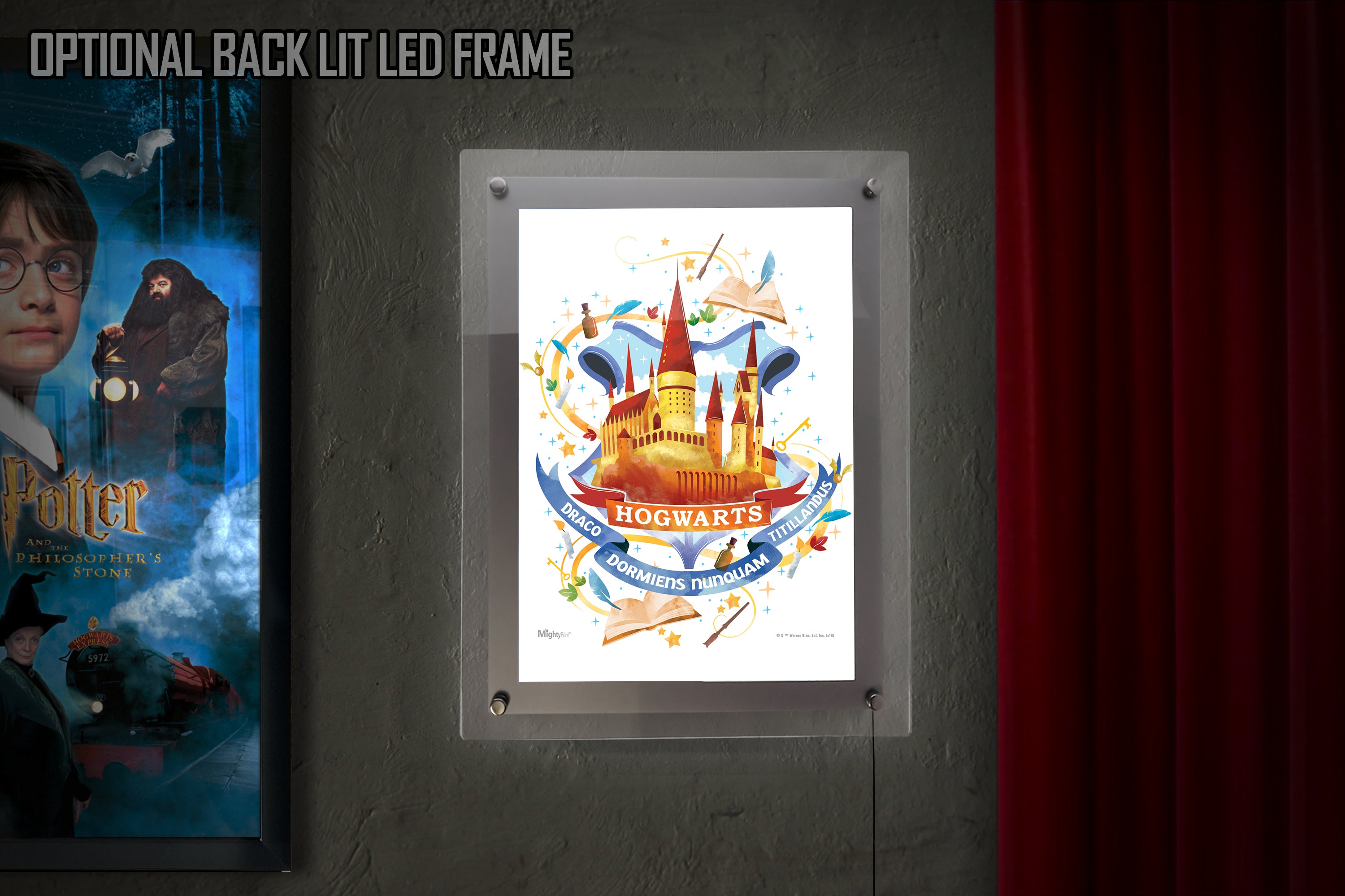 Harry Potter (Hogwarts Watercolor) MightyPrint™ Wall Art MP08100454