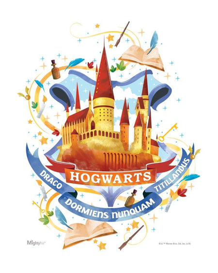 Harry Potter (Hogwarts Watercolor) MightyPrint™ Wall Art MP08100454