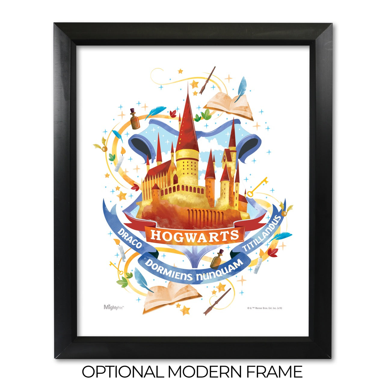 Harry Potter (Hogwarts Watercolor) MightyPrint™ Wall Art MP08100454