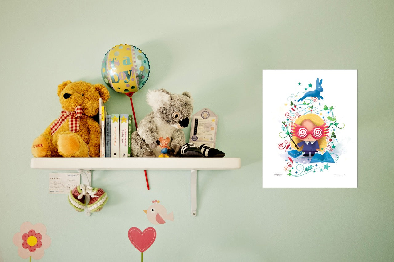 Harry Potter (Luna Lovegood Watercolor) MightyPrint™ Wall Art MP08100456