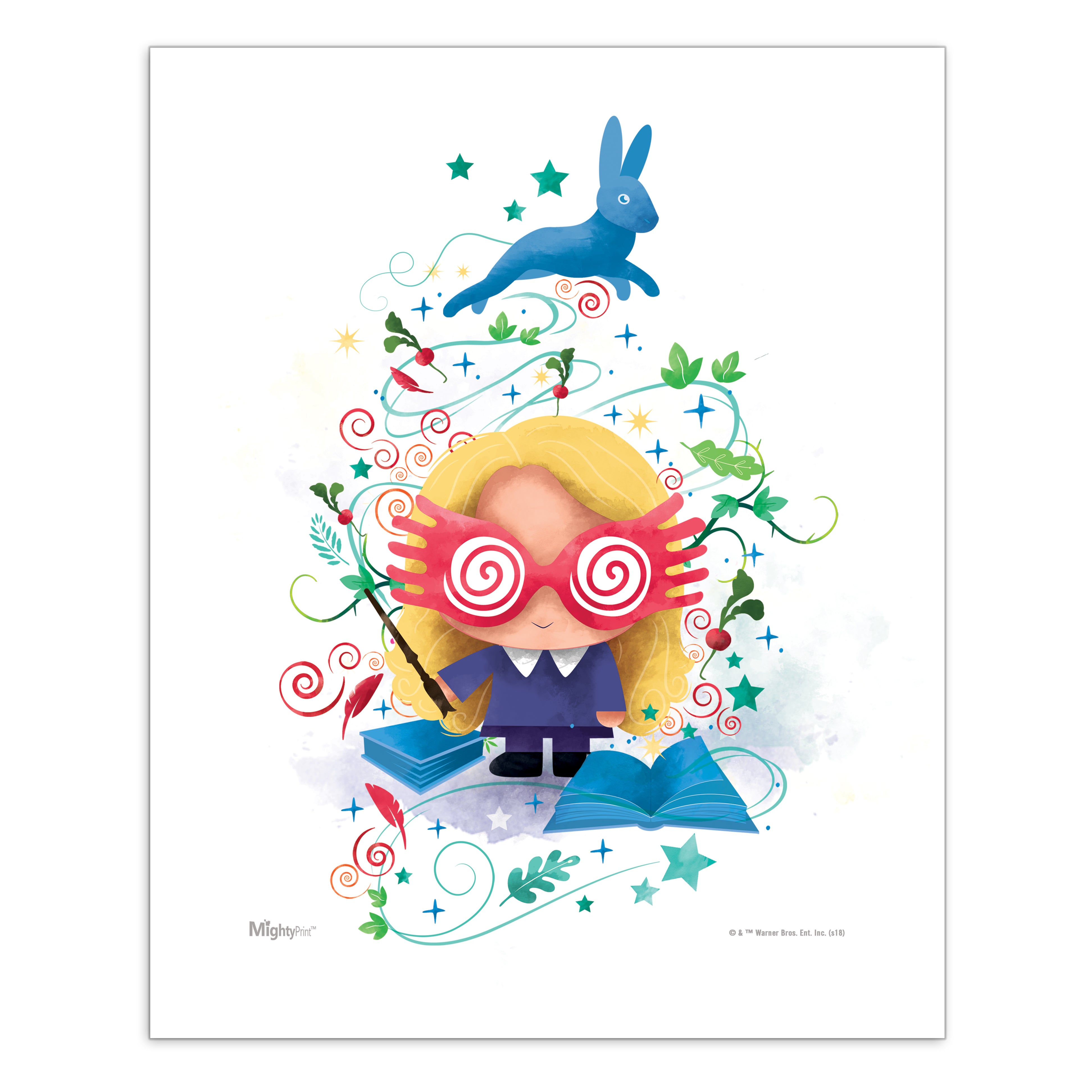 Harry Potter (Luna Lovegood Watercolor) MightyPrint™ Wall Art MP08100456