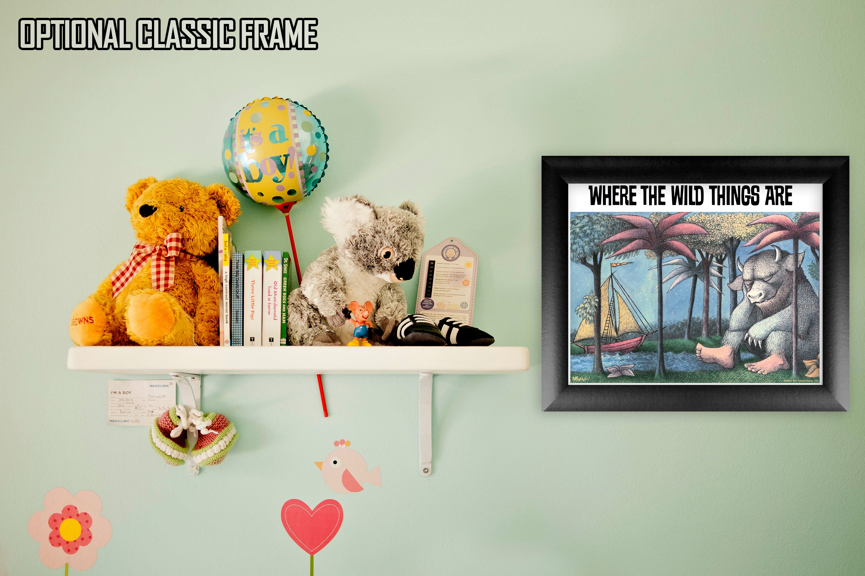 Where The Wild Things Are (Classic Cover) 8" x 10" MightyPrint™ Wall Art MP08100503