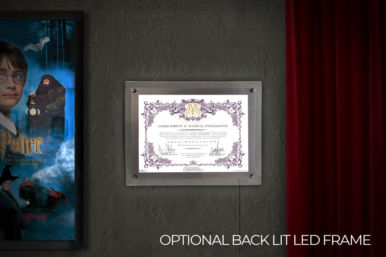 Fantastic Beasts: The Crimes of Grindelwald (Magizoologist Certificate) MightyPrint™ Wall Art MP08100505
