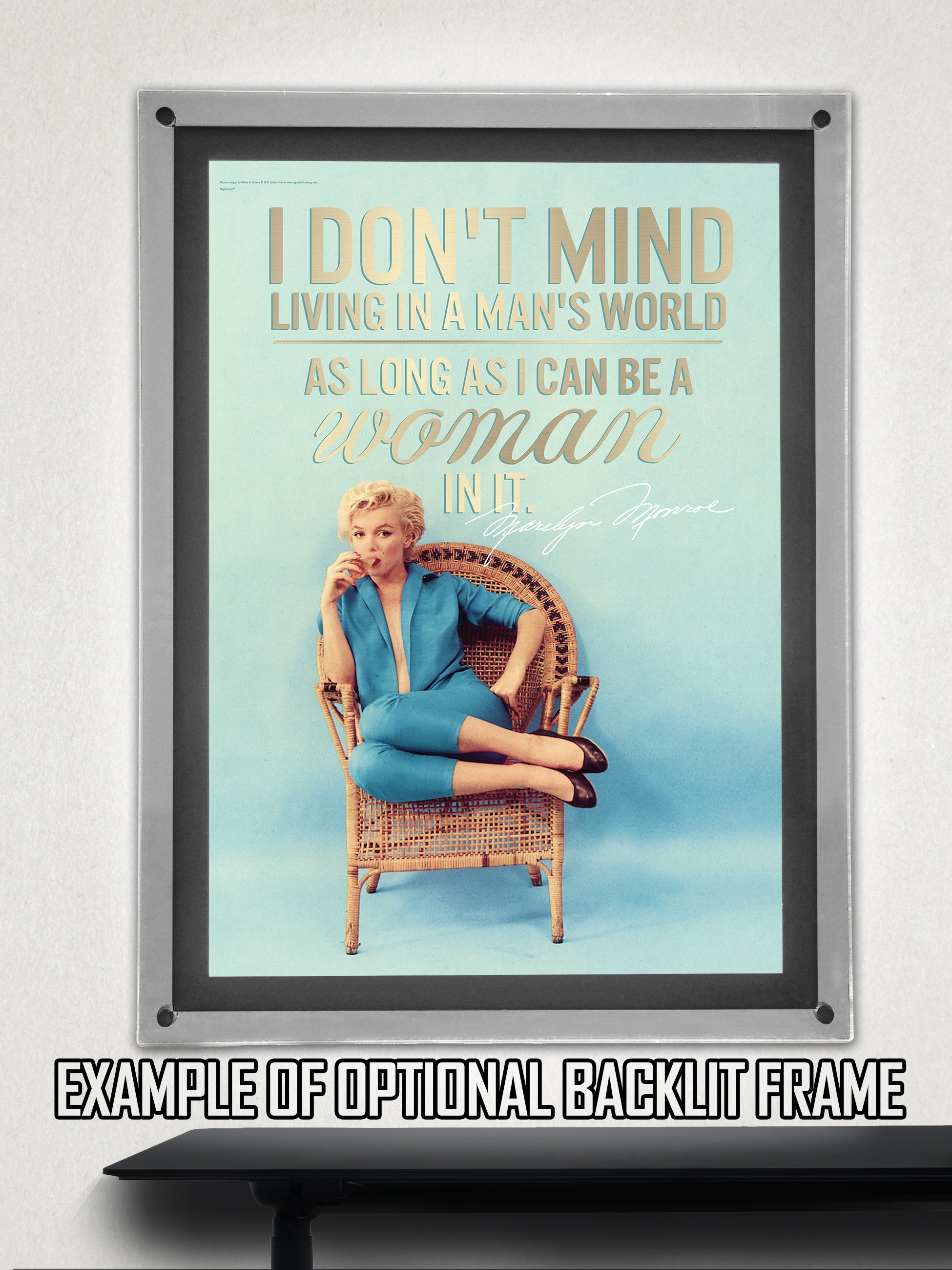 Marilyn Monroe (A Mans World) MightyPrint™ Wall Art MP17240152