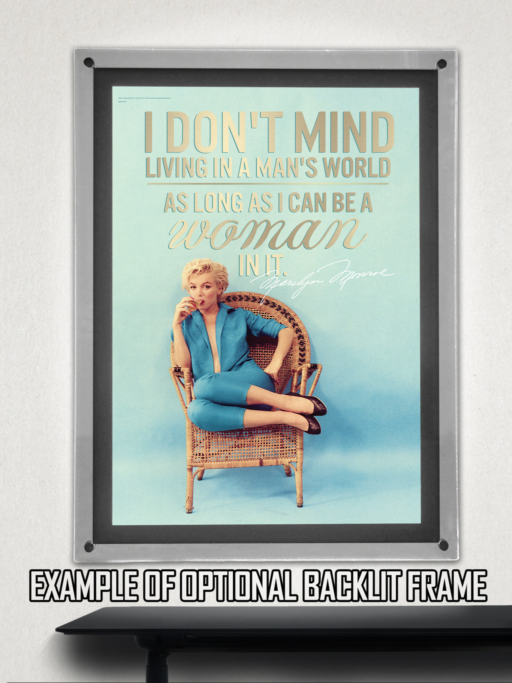 Marilyn Monroe (A Mans World) MightyPrint™ Wall Art MP17240152