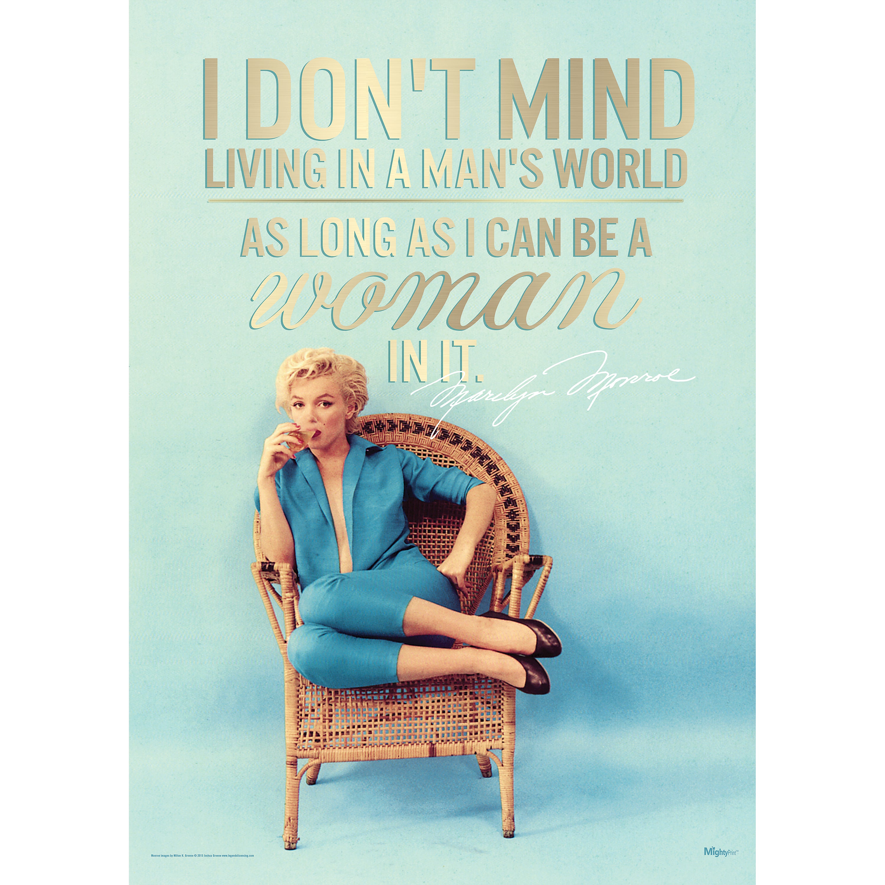 Marilyn Monroe (A Mans World) MightyPrint™ Wall Art MP17240152