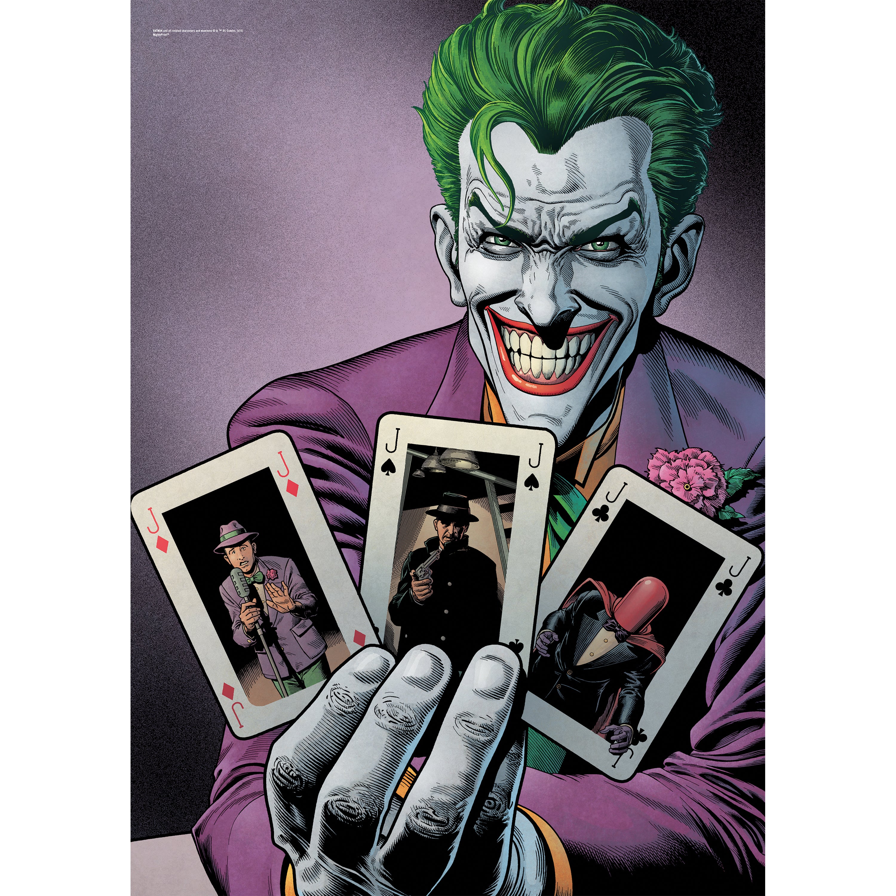 DC Comics (Joker - Cards) MightyPrint™ Wall Art MP17240154