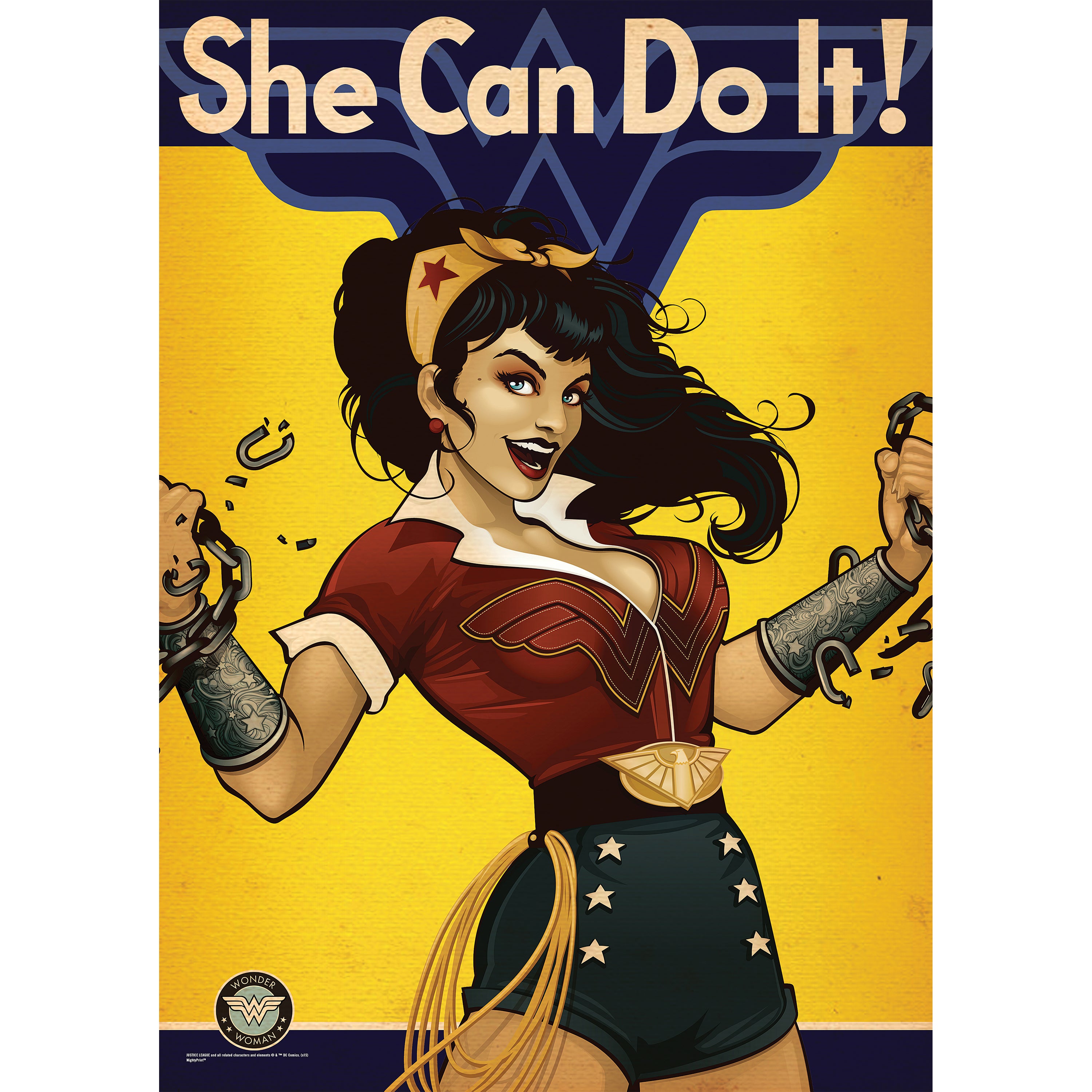 DC Comics (Wonder Woman - Bombshell) MightyPrint™ Wall Art  MP17240157