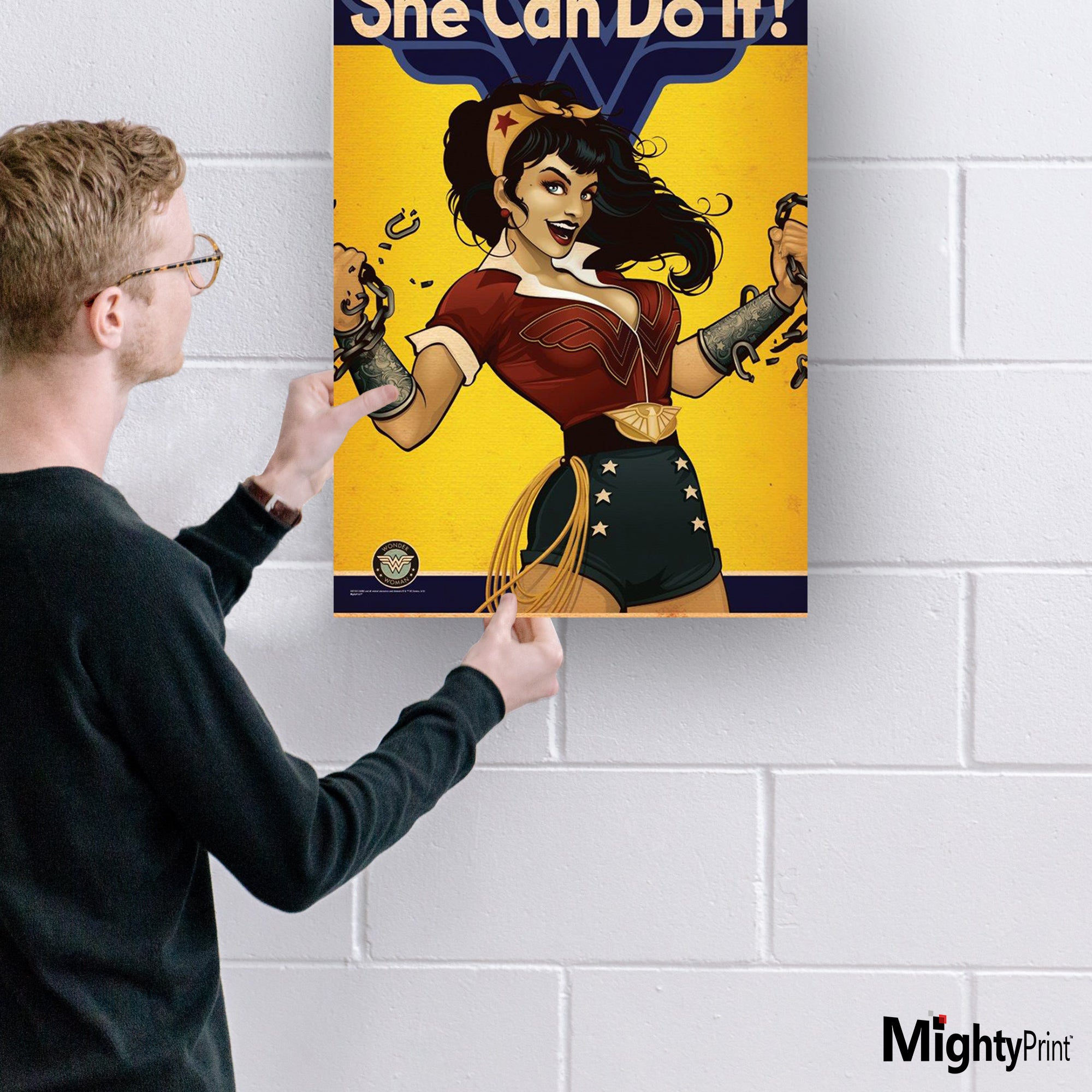 DC Comics (Wonder Woman - Bombshell) MightyPrint™ Wall Art  MP17240157
