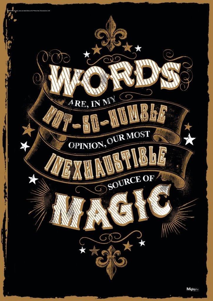 Harry Potter (Magic Words) MightyPrint™ Wall Art MP17240169