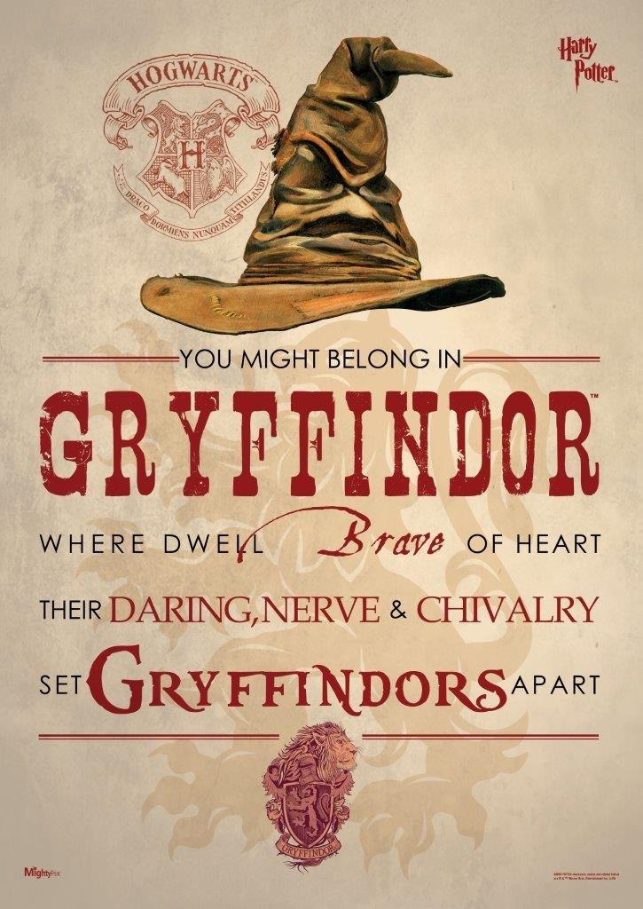 Harry Potter (Sorting Hat Gryffindor) MightyPrint™ Wall Art MP17240182