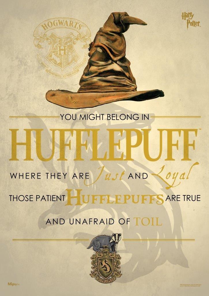 Harry Potter (Sorting Hat Hufflepuff) MightyPrint™ Wall Art MP17240184