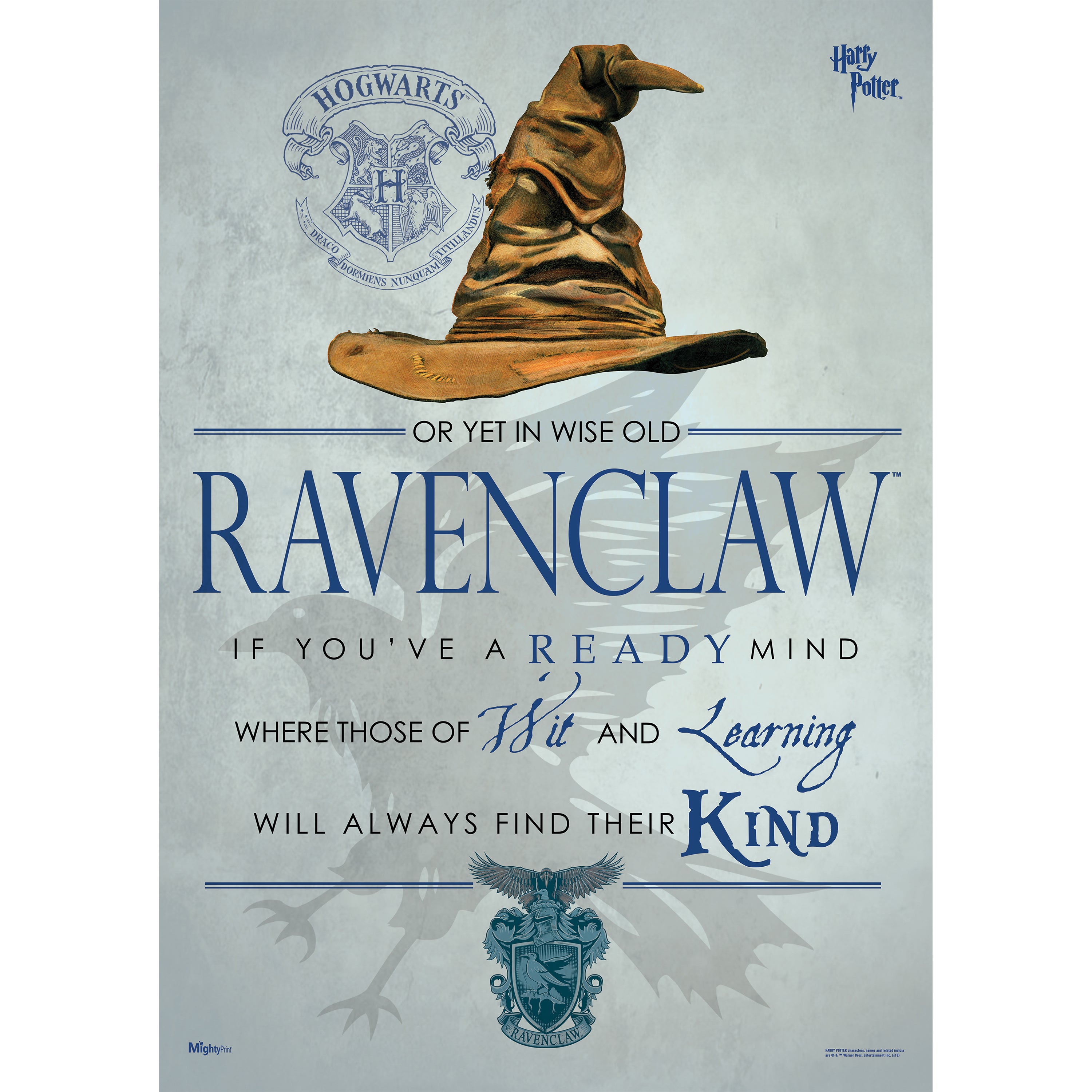 Harry Potter (Sorting Hat Ravenclaw) MightyPrint™ Wall Art MP17240185