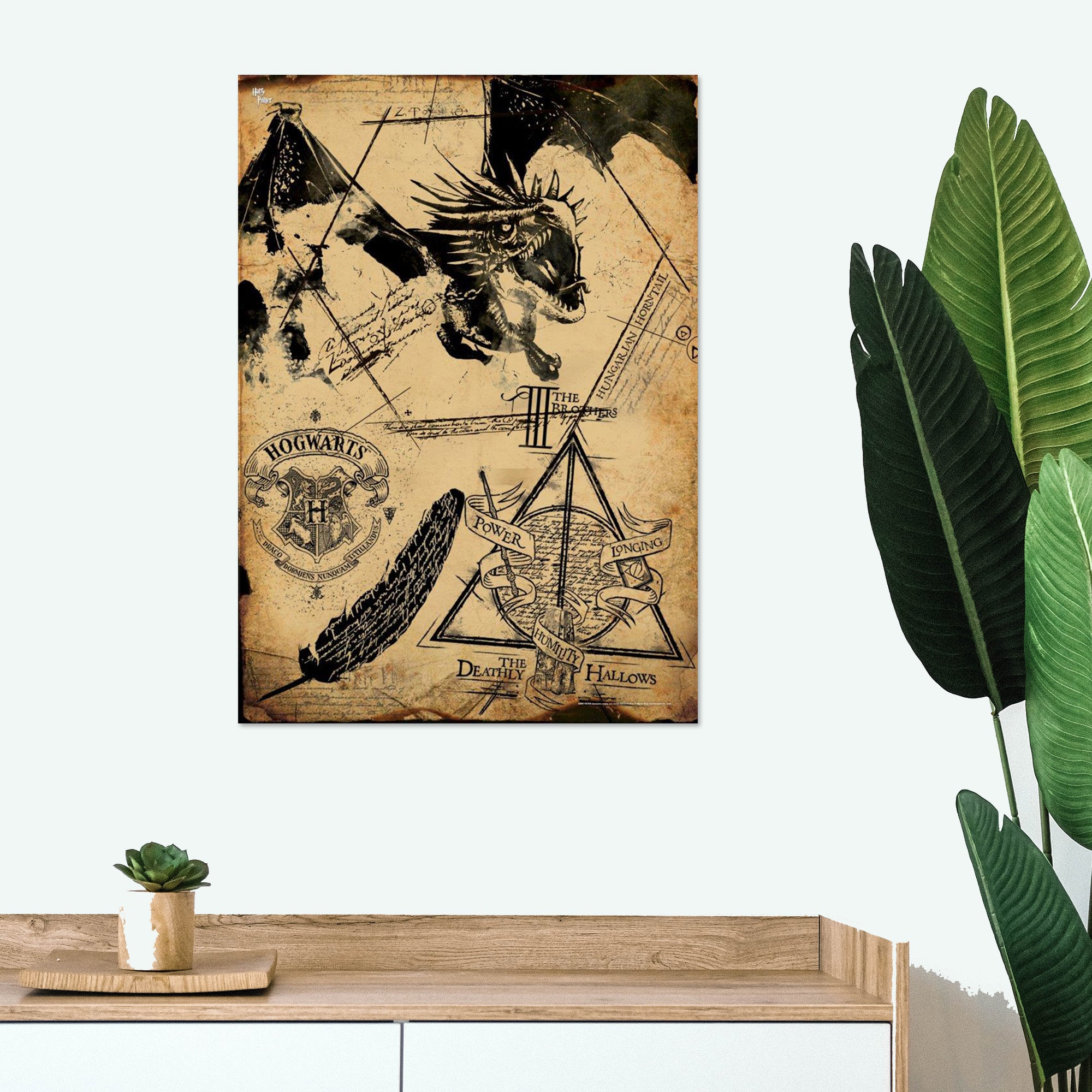 Harry Potter (Deathly Hallows Collage) MightyPrint™ Wall Art MP17240194