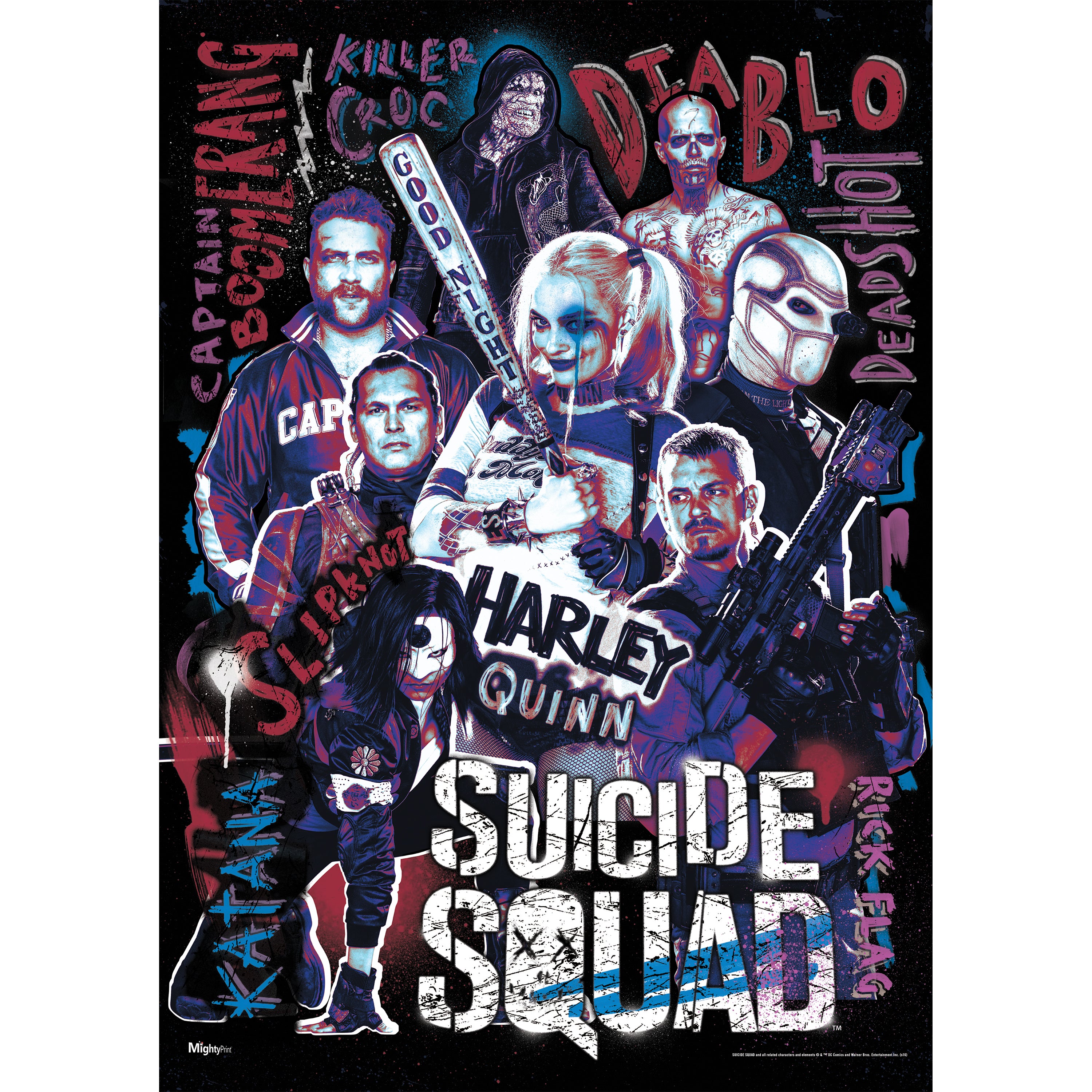 Suicide Squad (Unlikely Heroes) MightyPrint™ Wall Art MP17240220