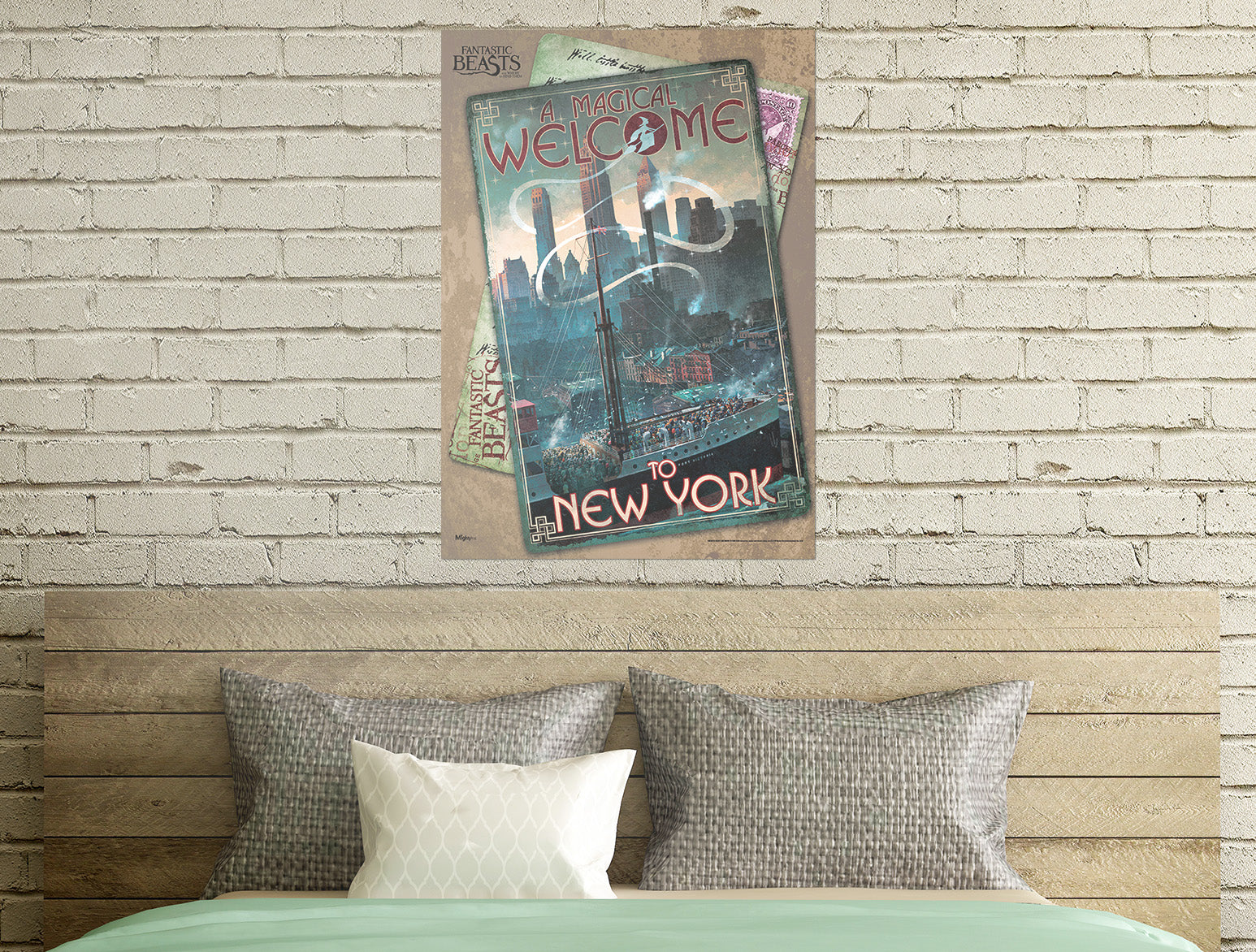 Fantastic Beasts and Where To Find Them (Magical Welcome) MightyPrint™ Wall Art MP17240223