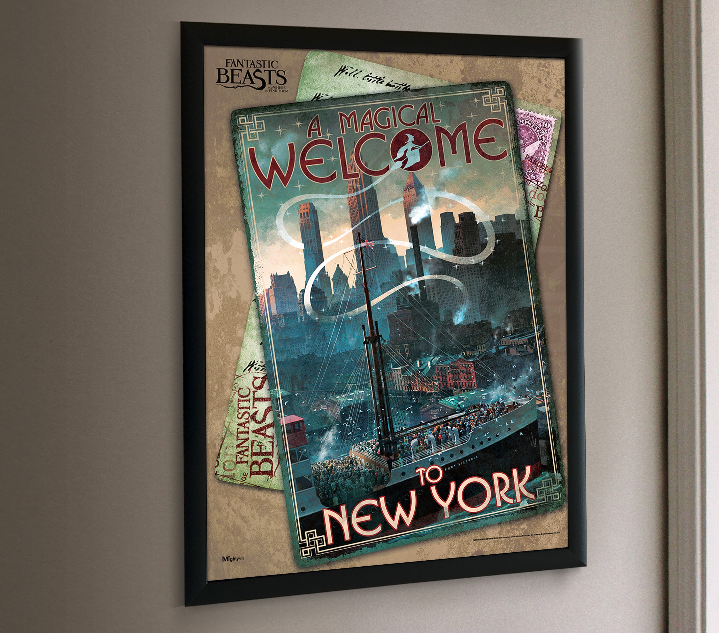 Fantastic Beasts and Where To Find Them (Magical Welcome) MightyPrint™ Wall Art MP17240223
