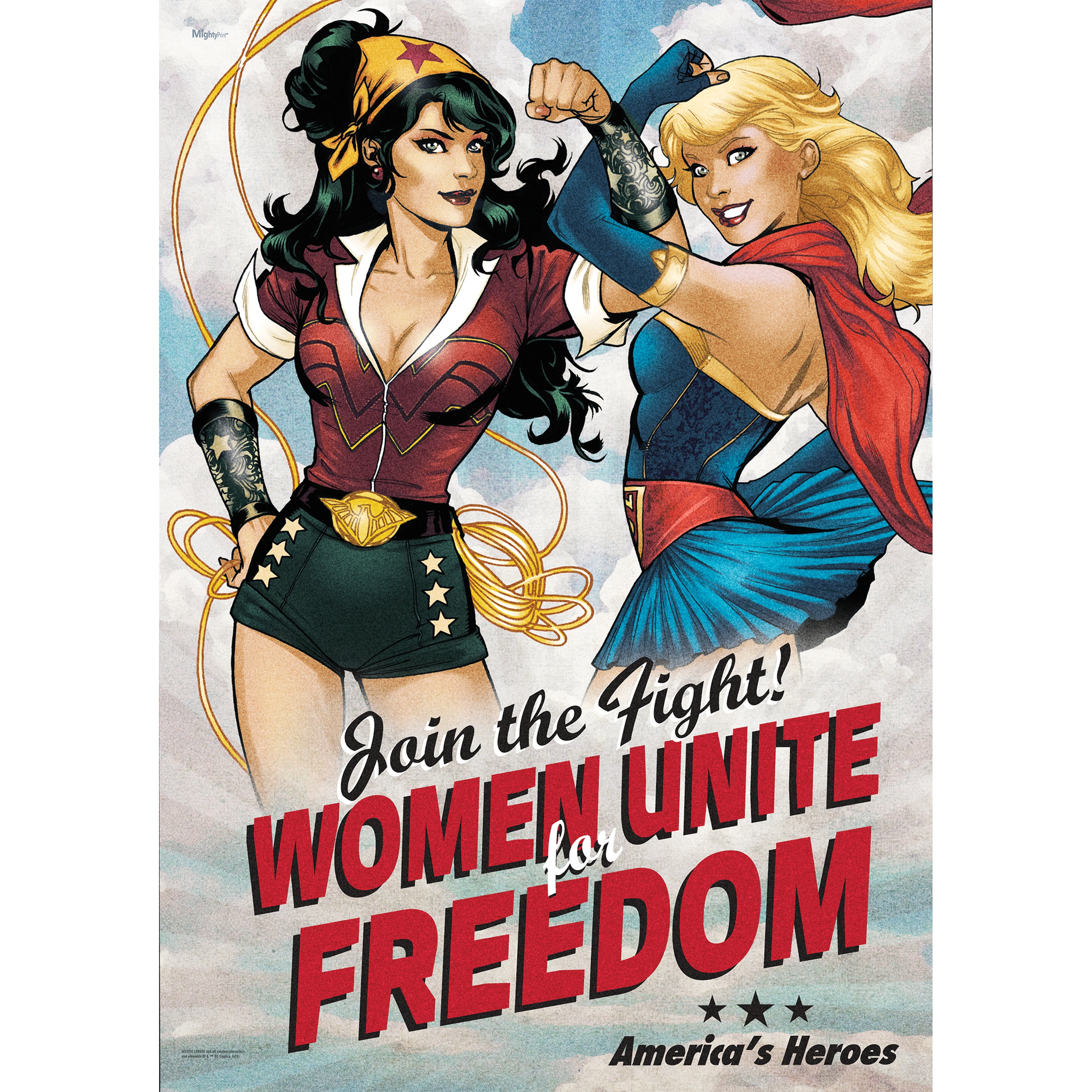DC Comics (Justice League Women - Bombshell) MightyPrint™ Wall Art  MP17240231
