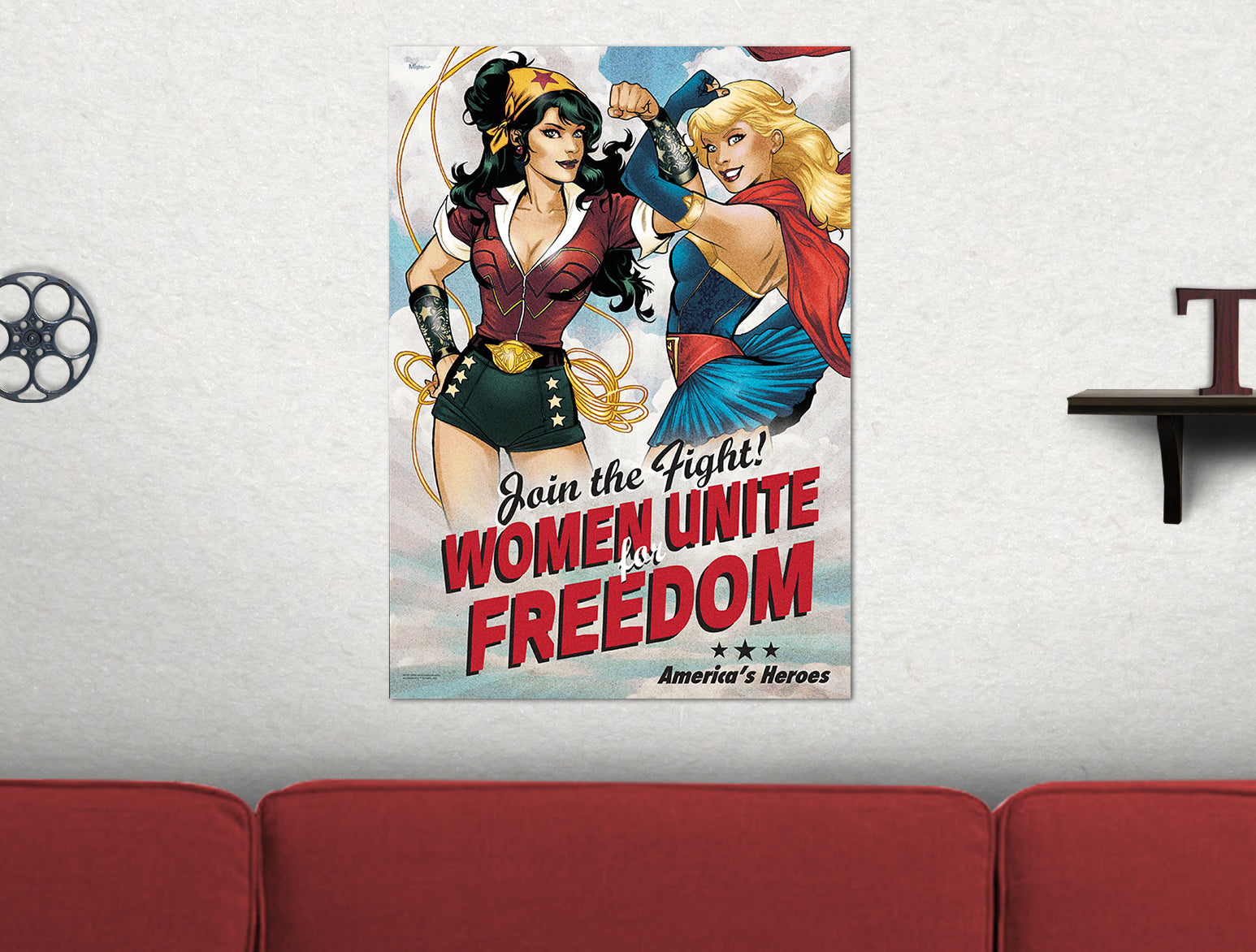 DC Comics (Justice League Women - Bombshell) MightyPrint™ Wall Art  MP17240231