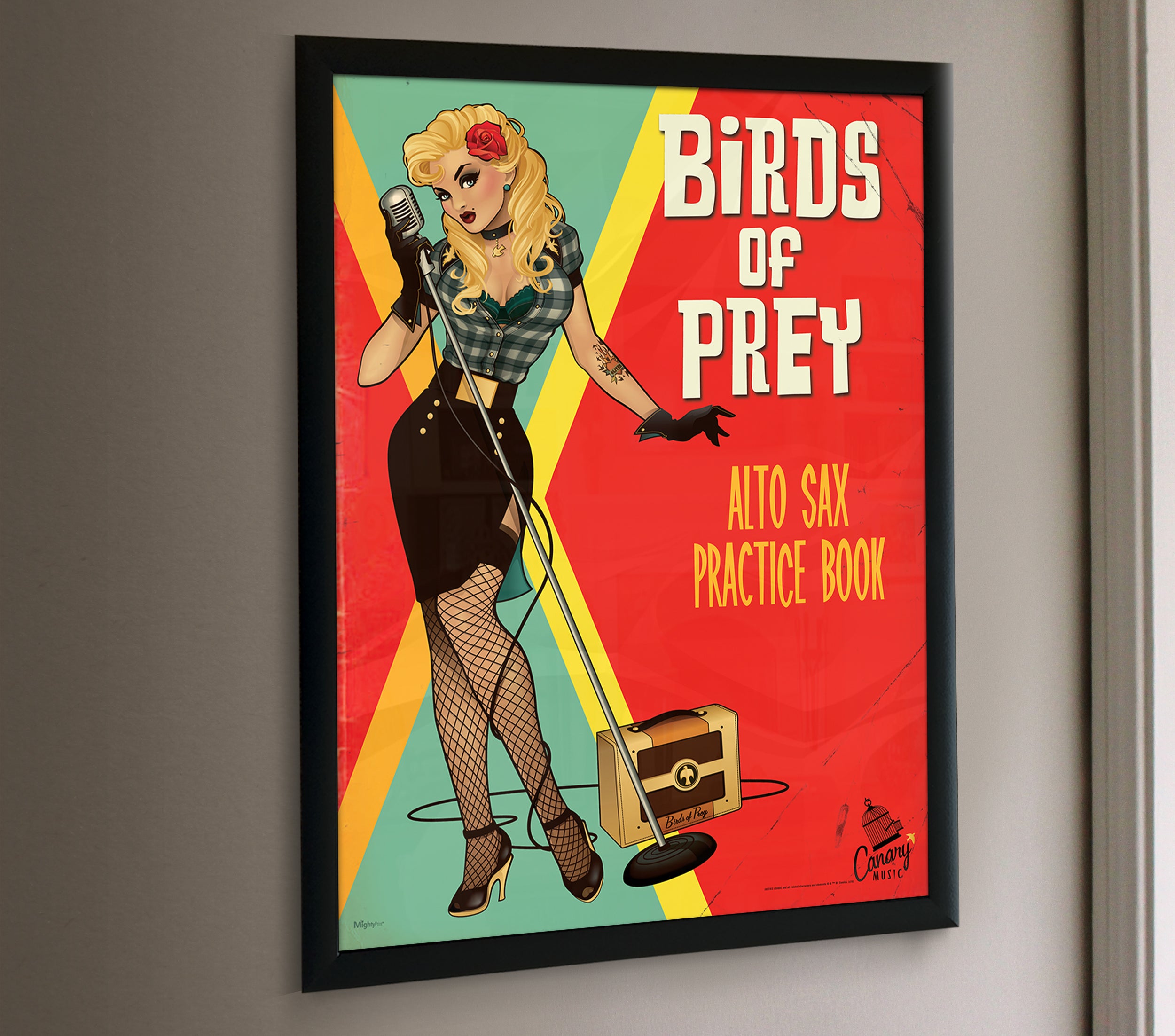 DC Comics ( Black Canary - Bombshell) MightyPrint™ Wall Art  MP17240232