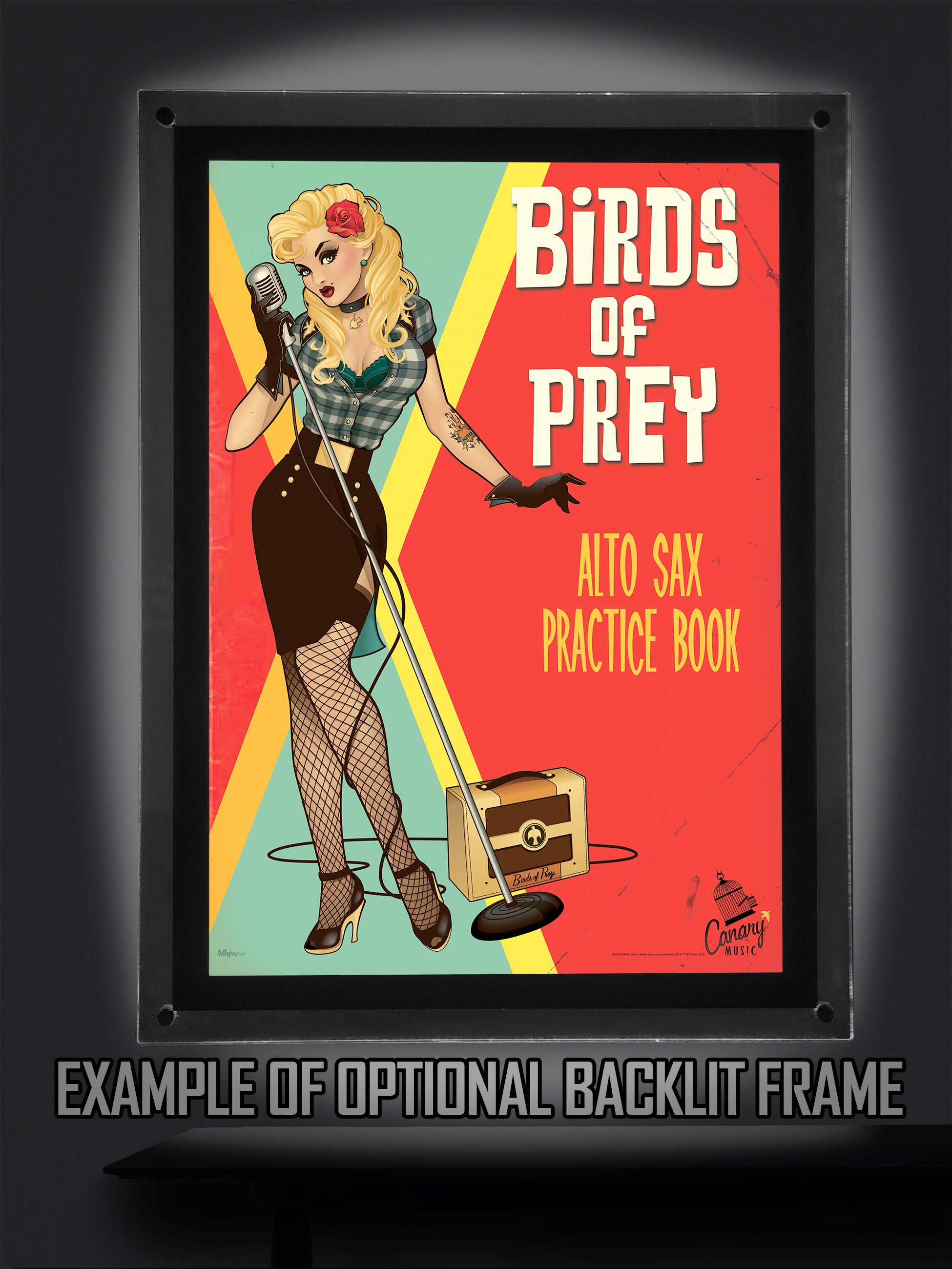 DC Comics ( Black Canary - Bombshell) MightyPrint™ Wall Art  MP17240232