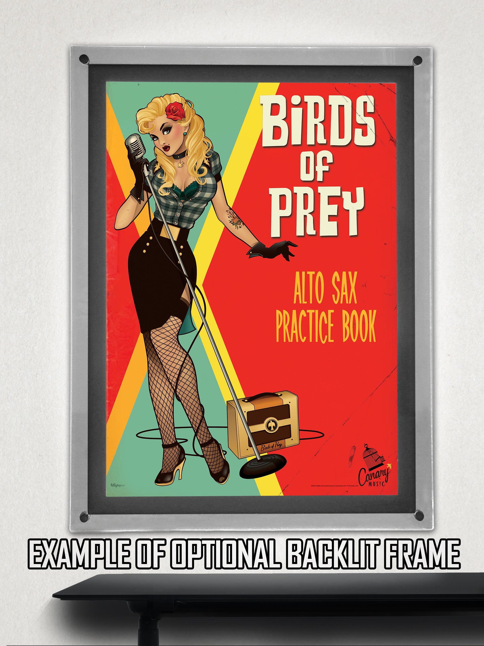 DC Comics ( Black Canary - Bombshell) MightyPrint™ Wall Art  MP17240232