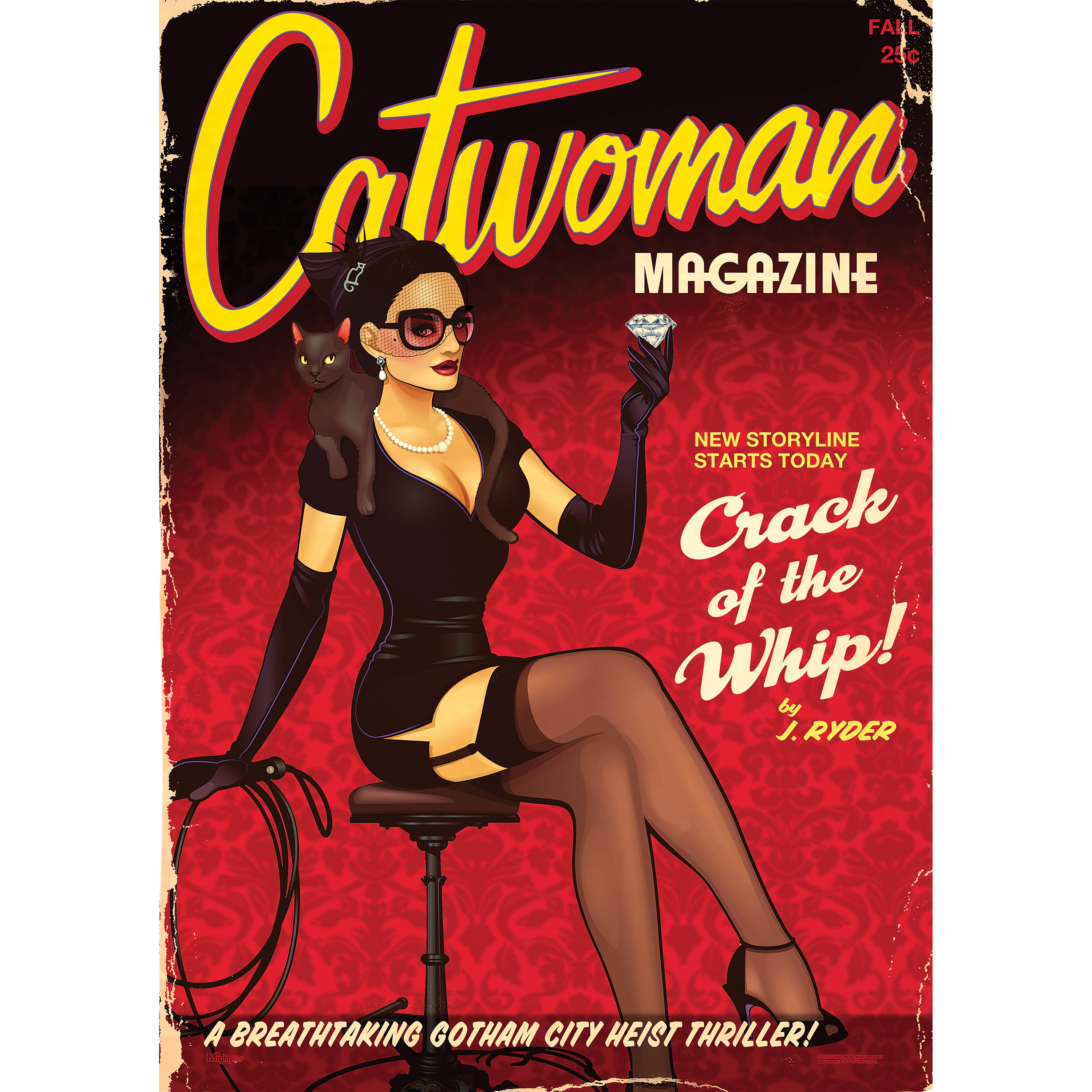 DC Comics (Catwoman - Bombshell) MightyPrint™ Wall Art  MP17240233