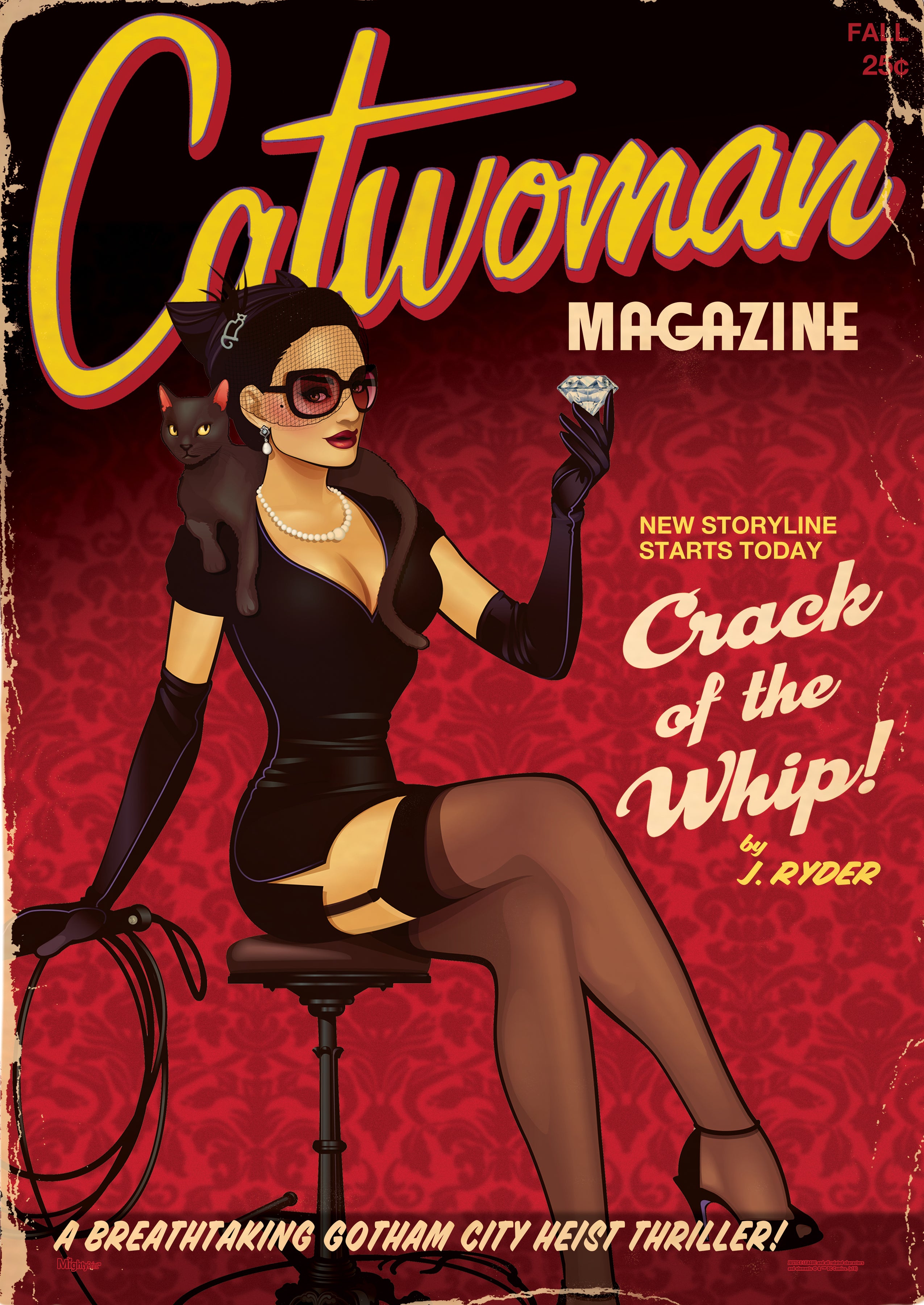 DC Comics (Catwoman - Bombshell) MightyPrint™ Wall Art  MP17240233