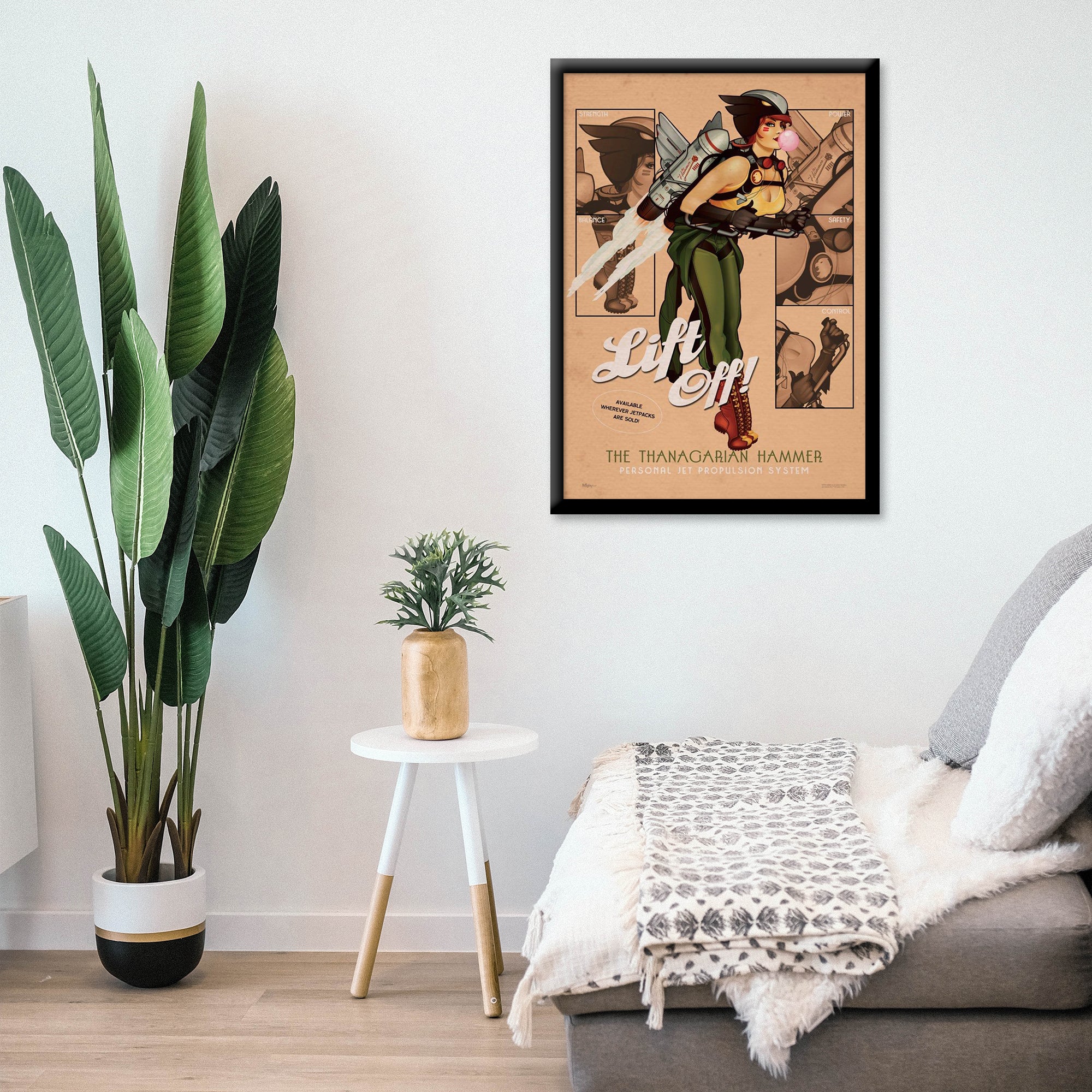 DC Comics (Hawkgirl - Bombshell) MightyPrint™ Wall Art MP17240236