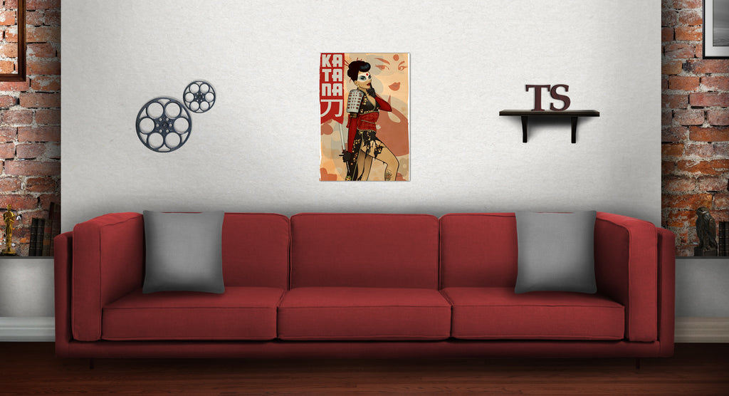 DC Comics (Katana - Bombshell) MightyPrint™ Wall Art MP17240238