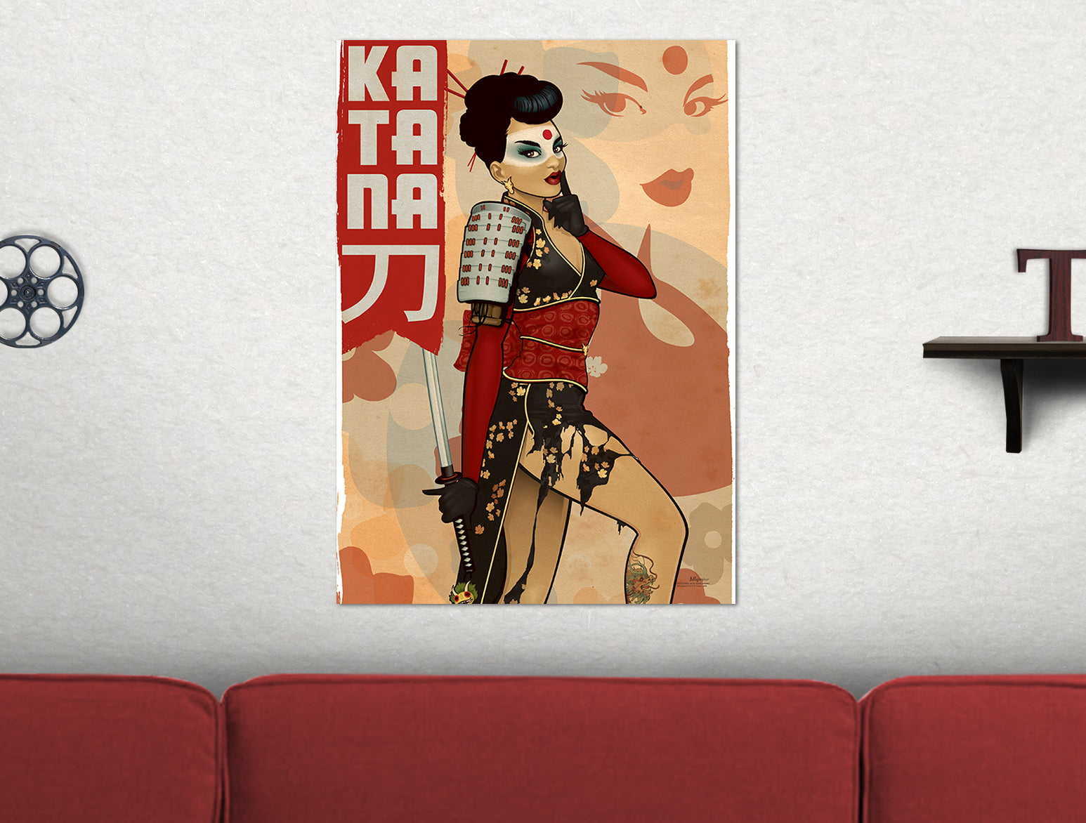 DC Comics (Katana - Bombshell) MightyPrint™ Wall Art MP17240238