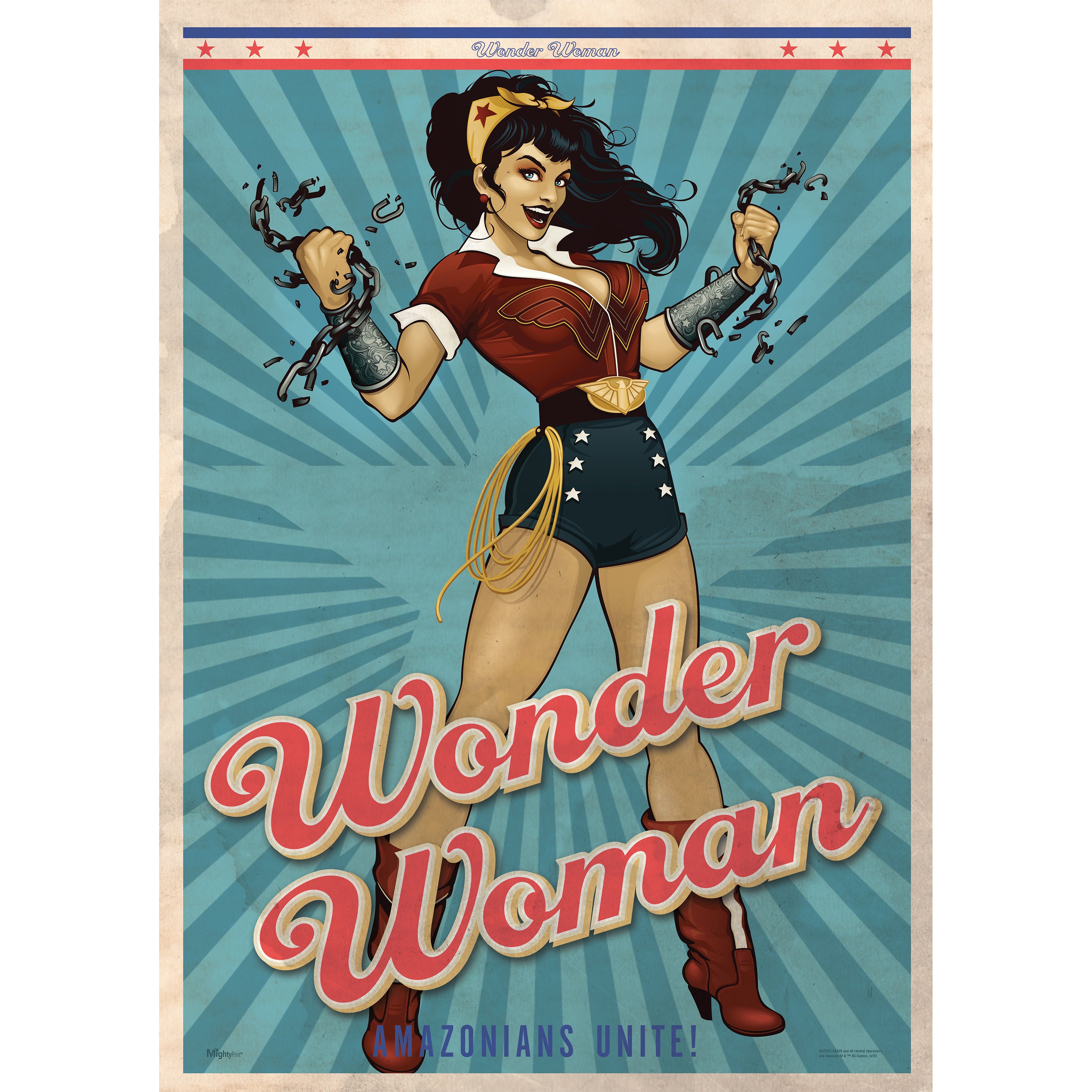 DC Comics (Wonder Woman – Amazonians Unite) MightyPrint™ Wall Art MP17240239