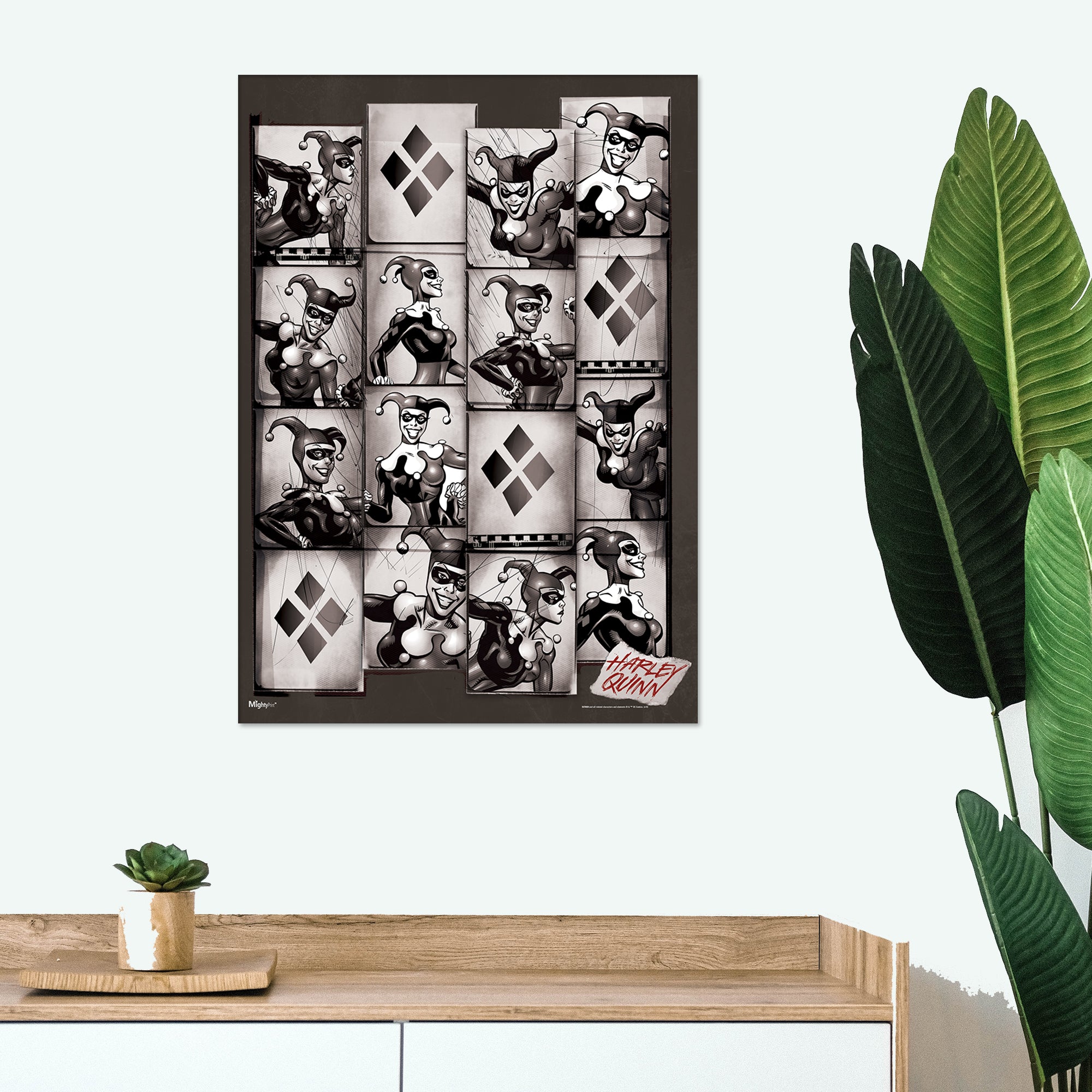 DC Comics (Harley Quinn - Tiles) MightyPrint™ Wall Art MP17240246