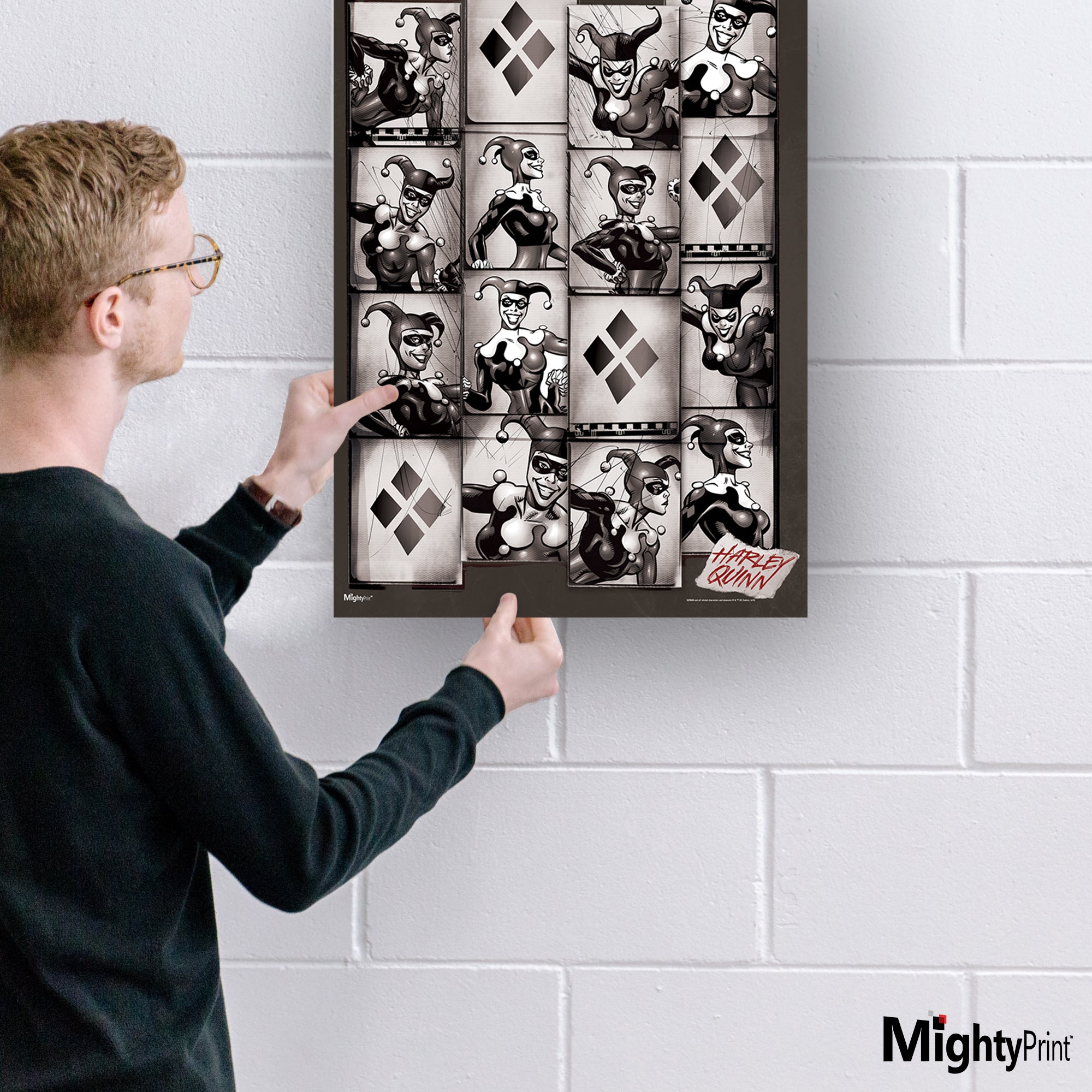 DC Comics (Harley Quinn - Tiles) MightyPrint™ Wall Art MP17240246