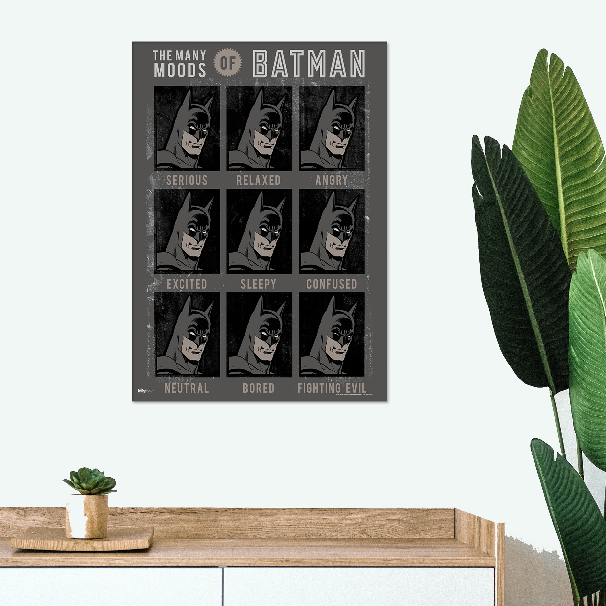 DC Comics (Batman - Many Moods) MightyPrint™ Wall Art MP17240247