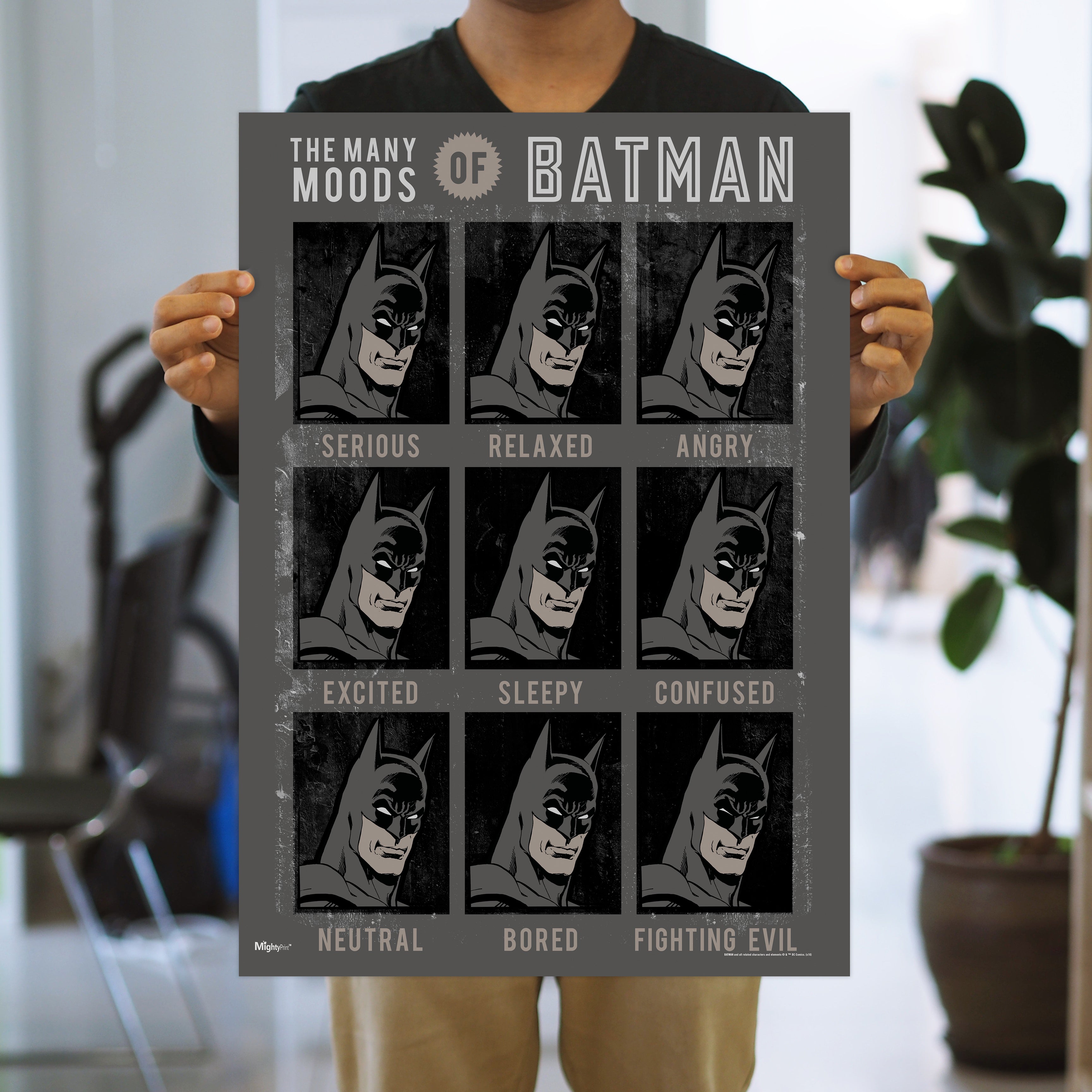DC Comics (Batman - Many Moods) MightyPrint™ Wall Art MP17240247