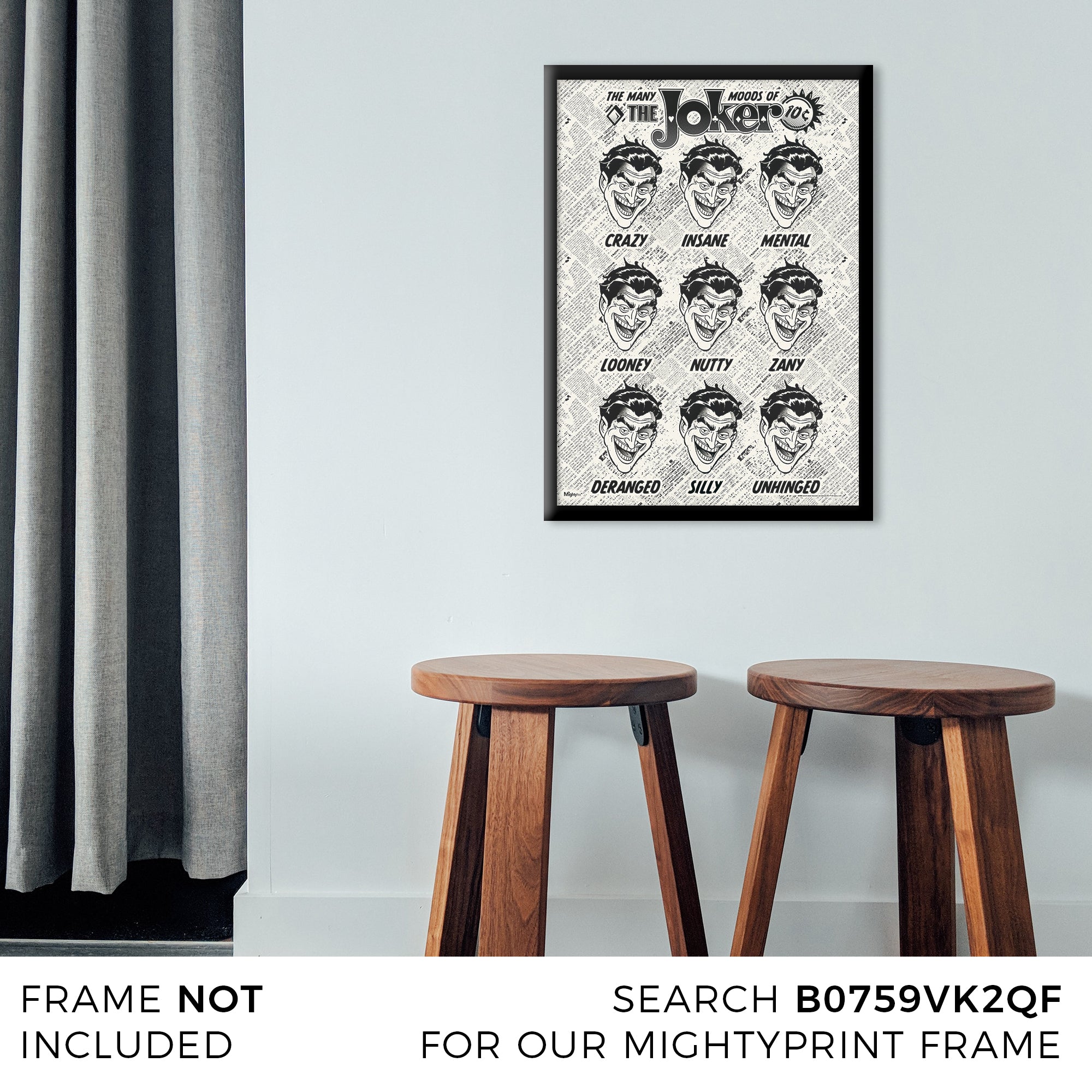 DC Comics (Joker - Many Moods) MightyPrint™ Wall Art MP17240248