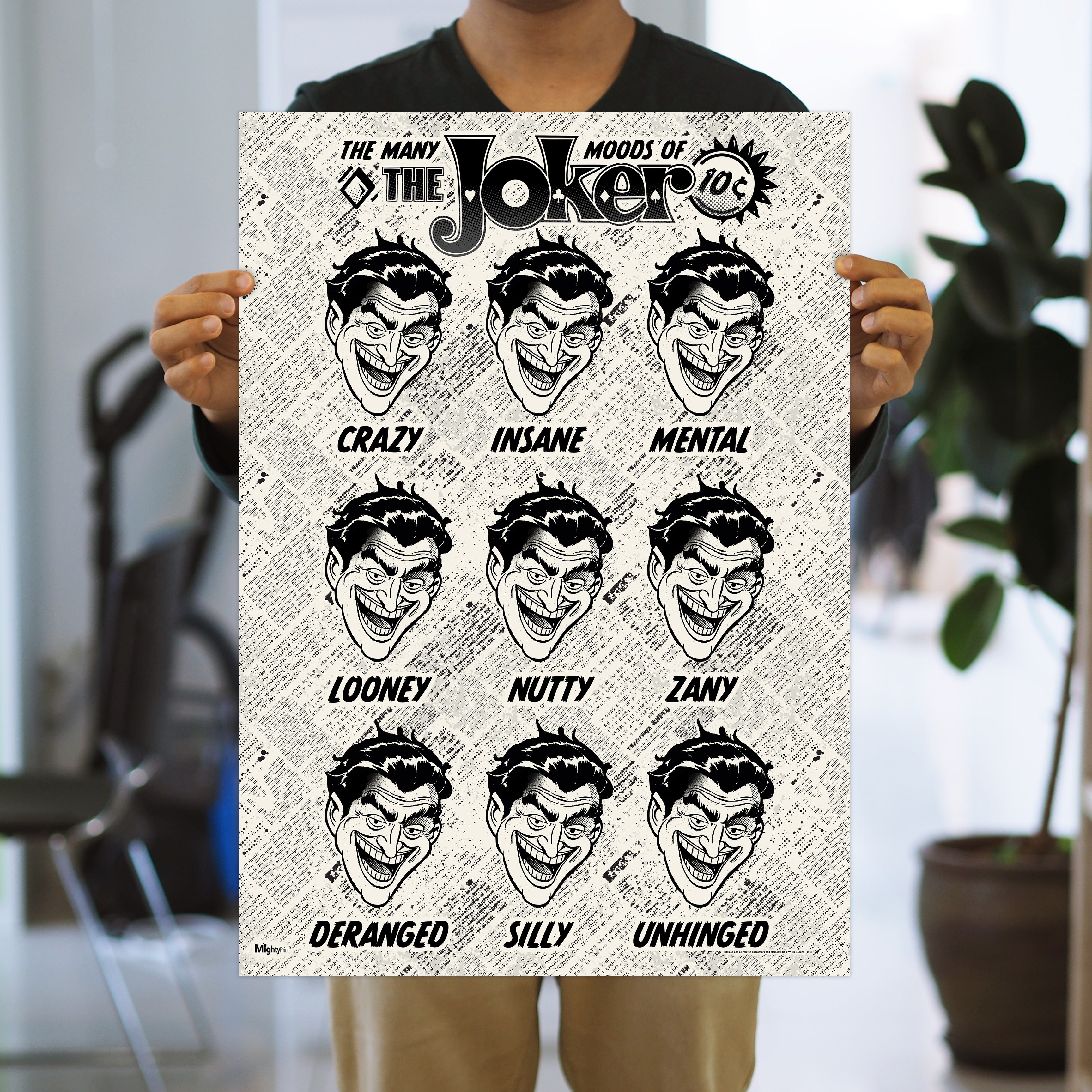 DC Comics (Joker - Many Moods) MightyPrint™ Wall Art MP17240248